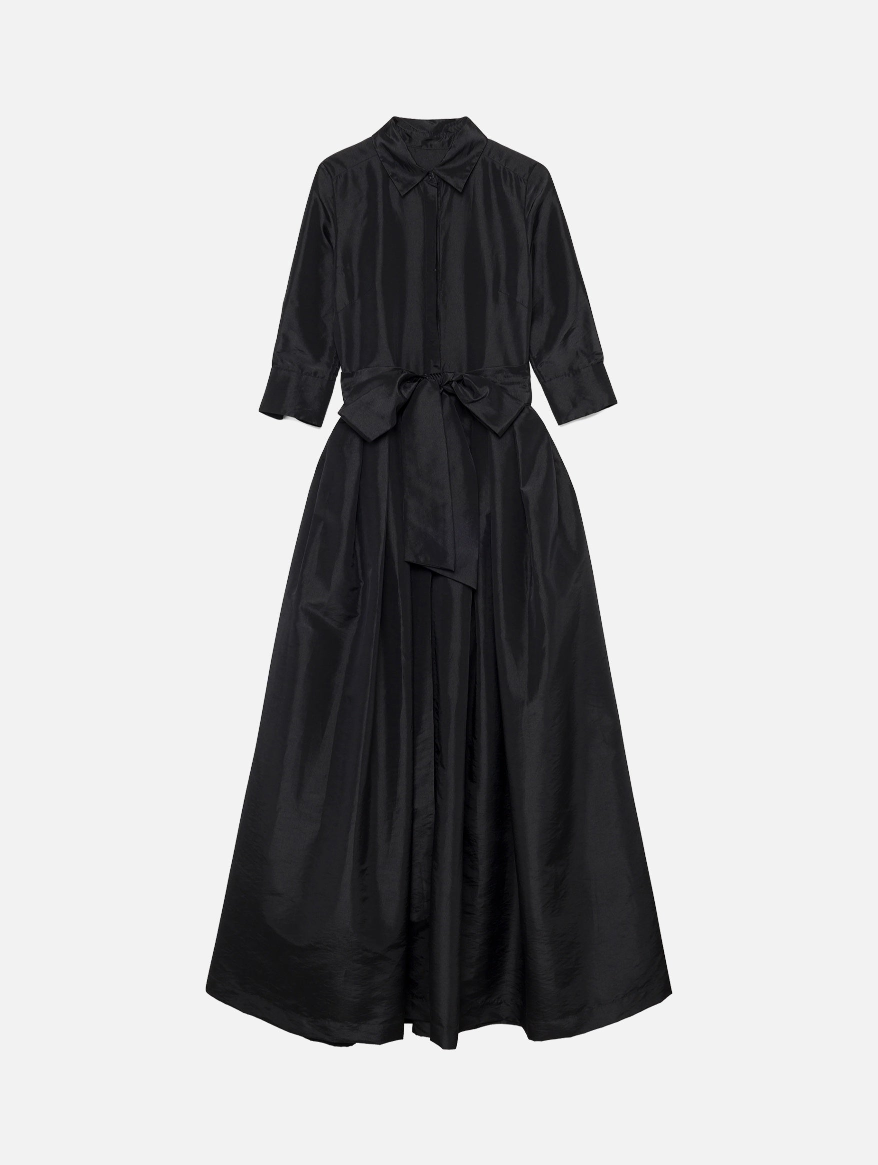 Julip Belted Gown in Black