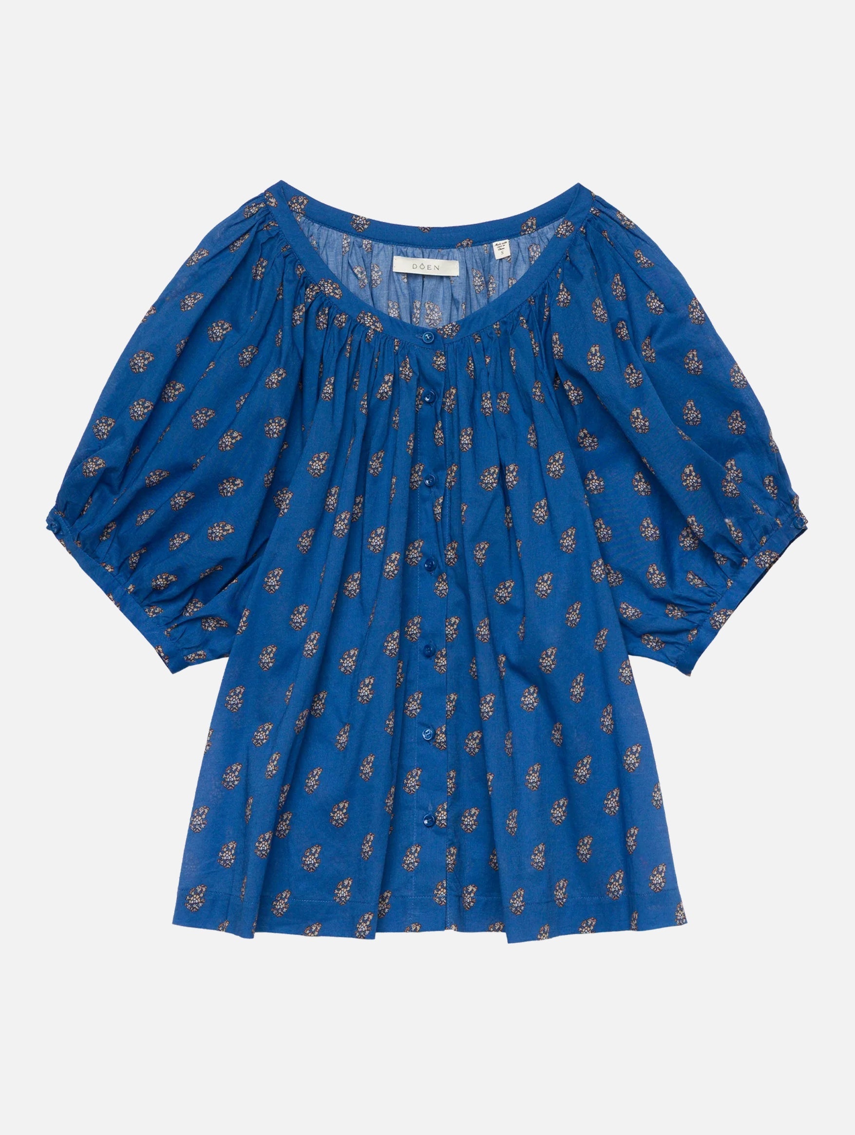 June Top in Eartha Paisley