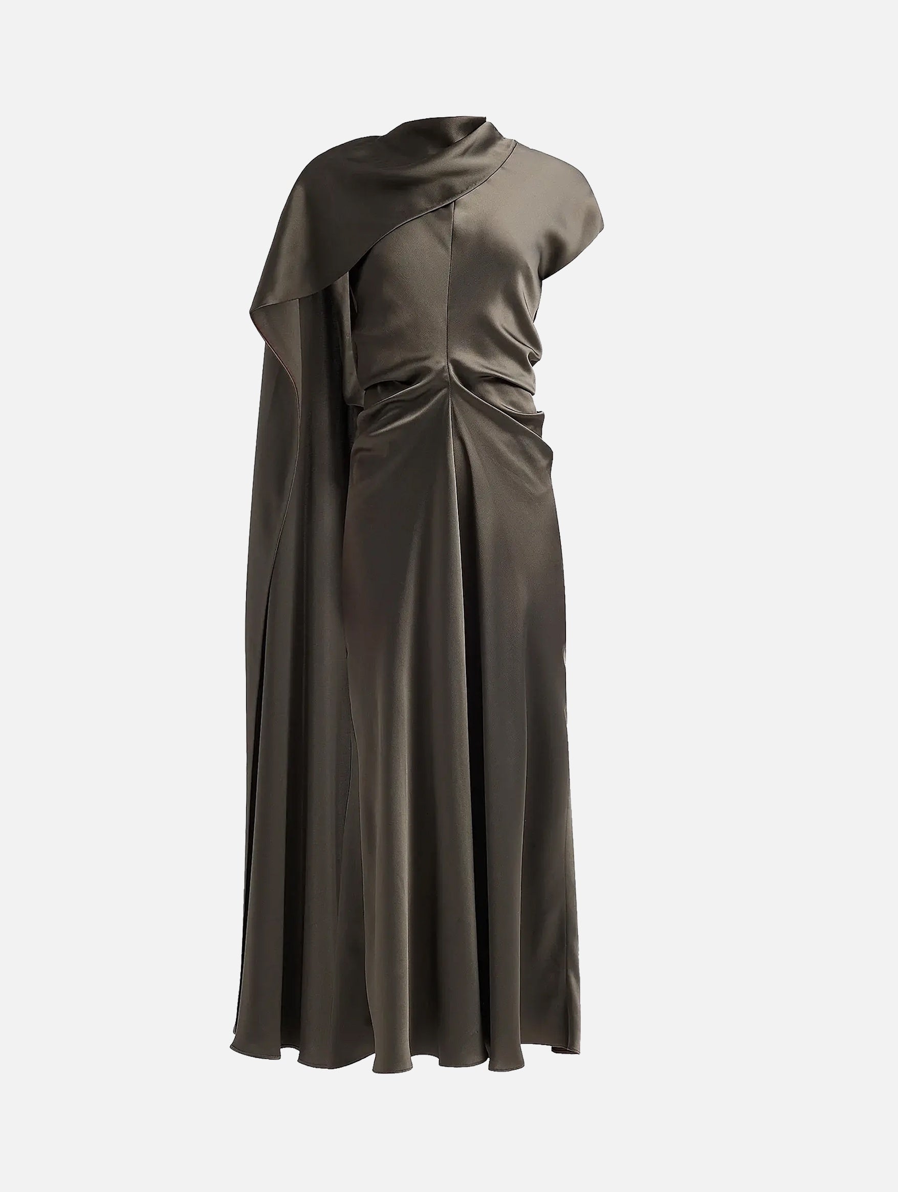 Jacka Cape Midi Dress in Sea Turtle