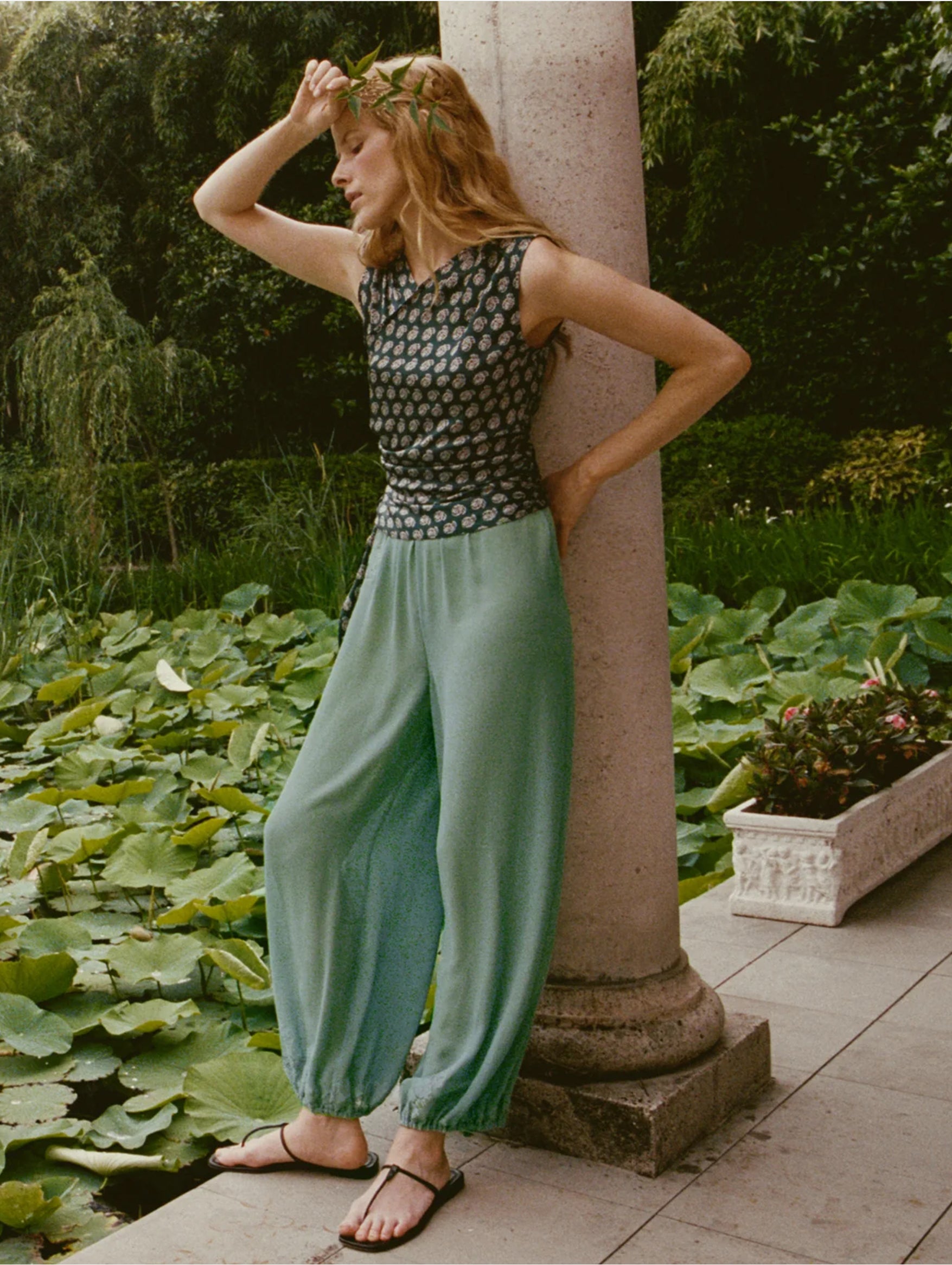 Janille Top in Chaumont Paisley