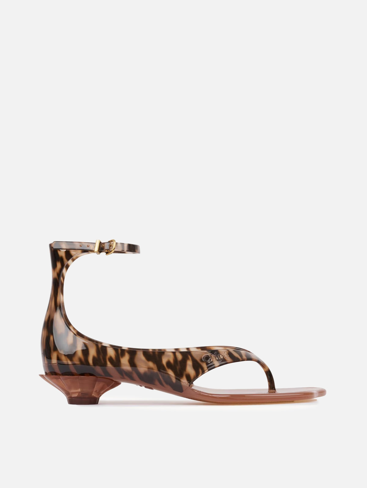 Jelly Sandal in Black Brown