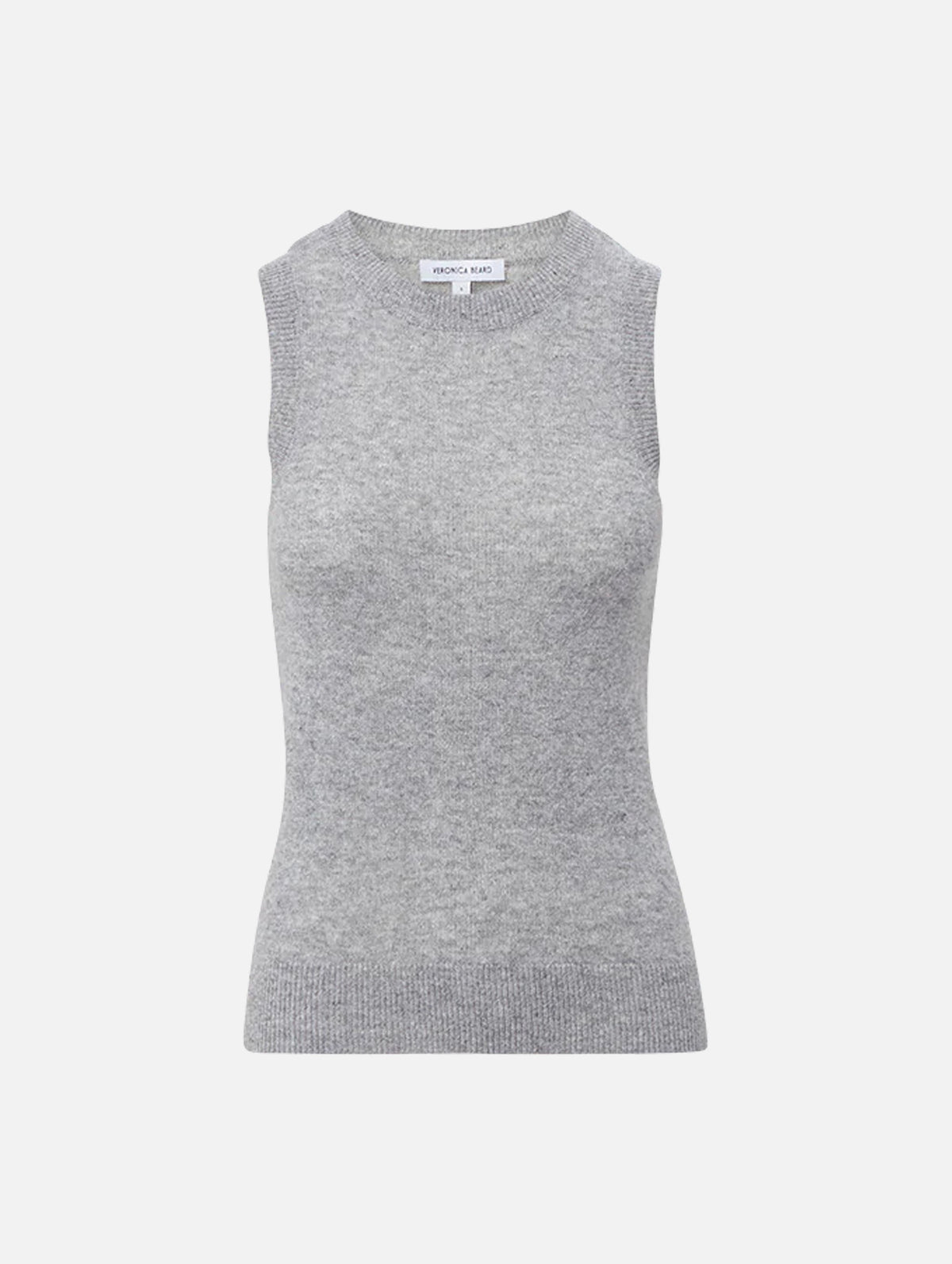 Jerrel Cashmere Tank in Heather Grey