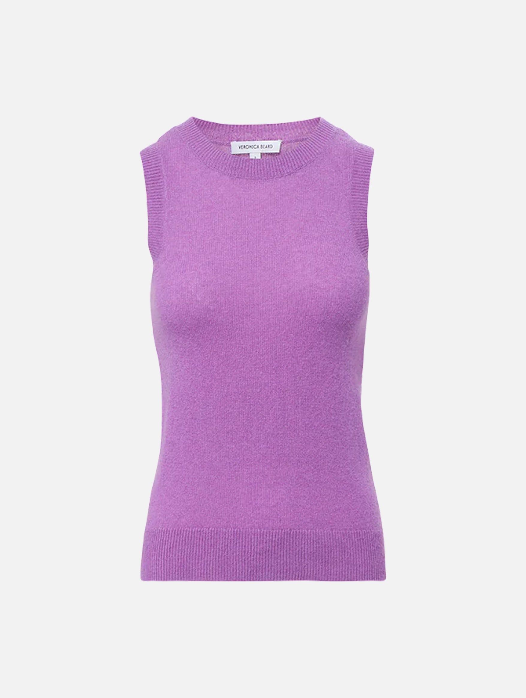 Jerrel Cashmere Tank in Orchid Dusk