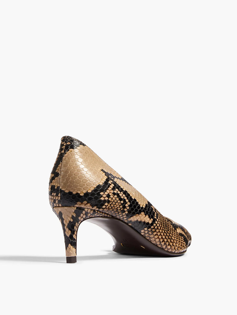 Jett D'Orsay Pump in Taupe Snake