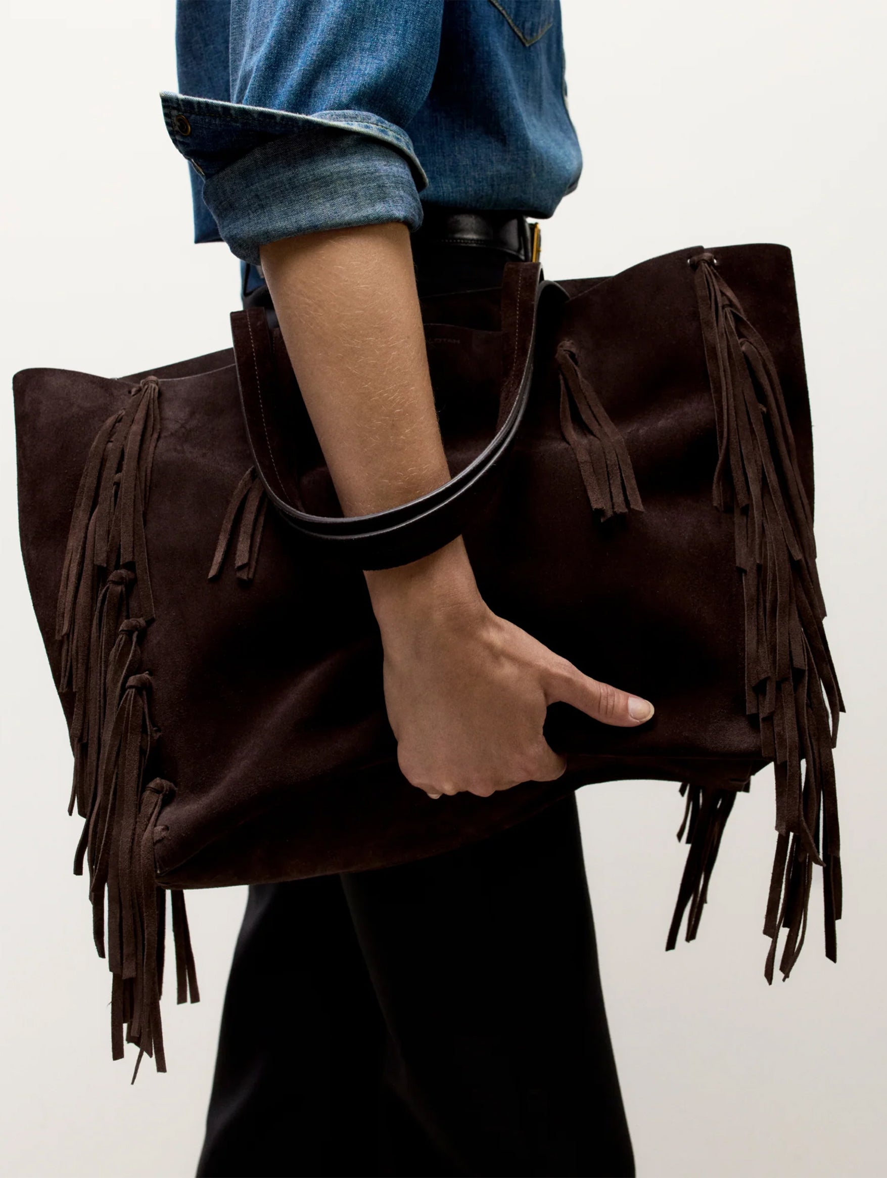 Joni Bag in Espresso Suede