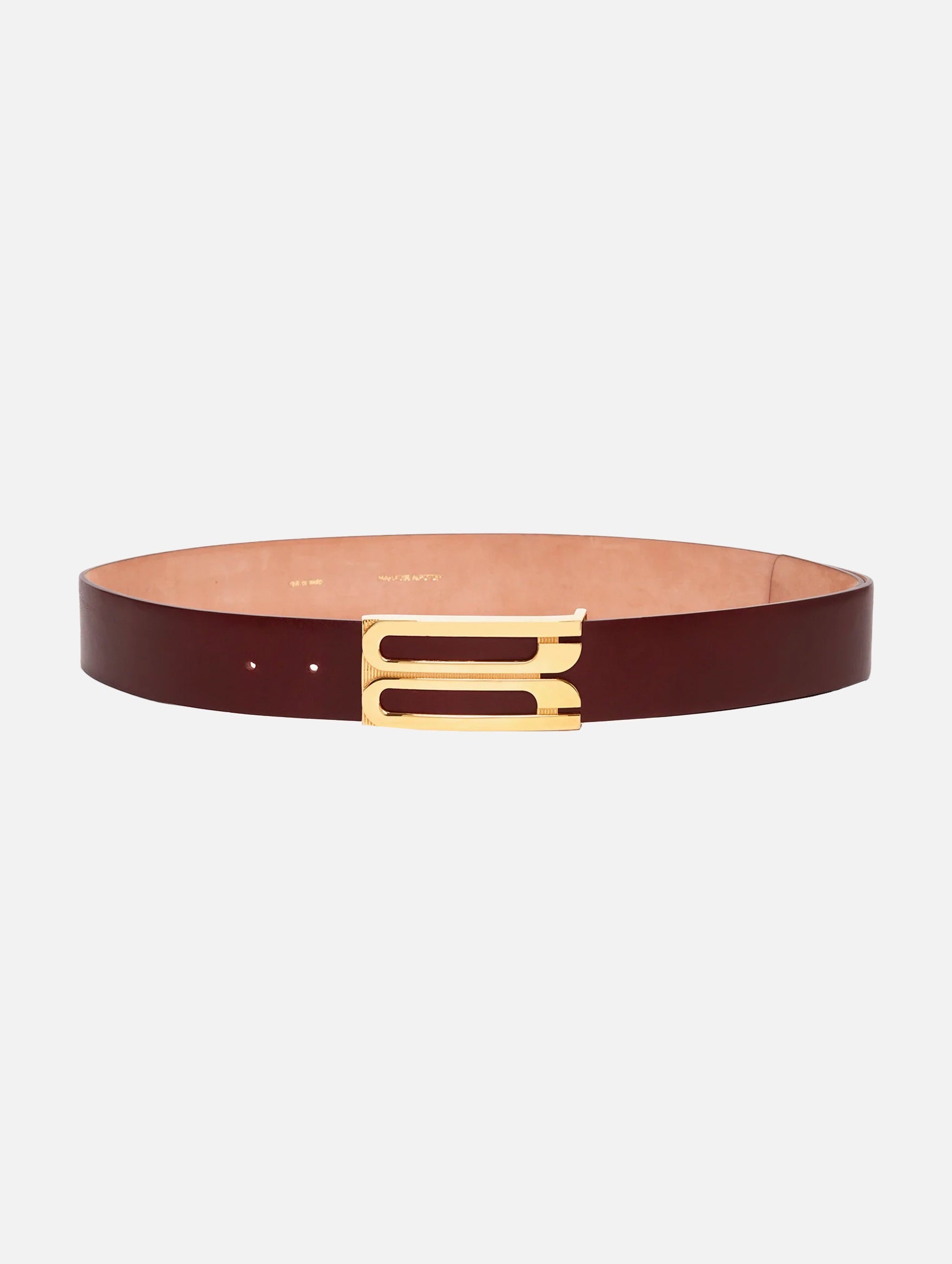 Jumbo Frame Belt in Burgundy