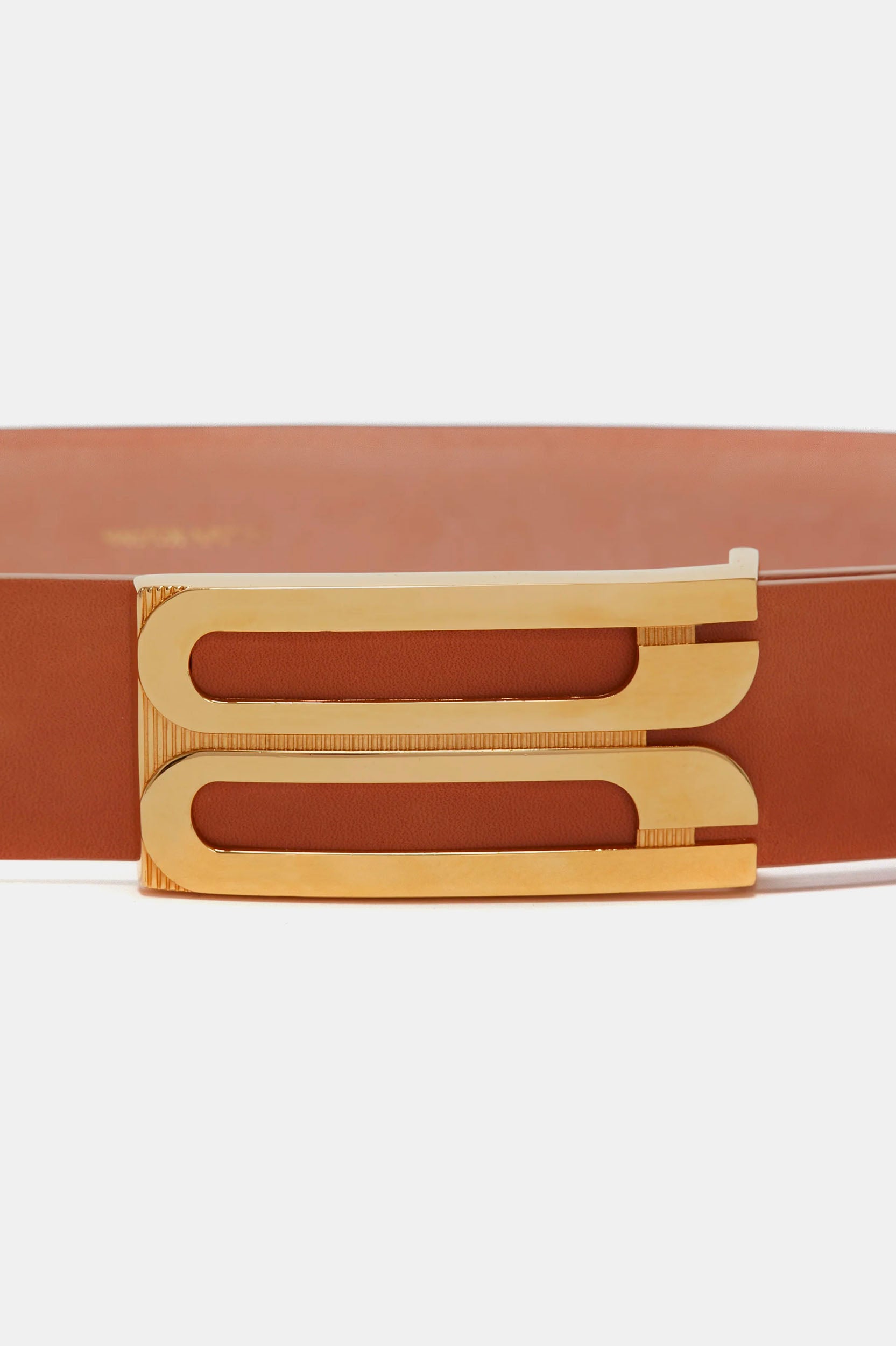 Jumbo Frame Belt in Nude