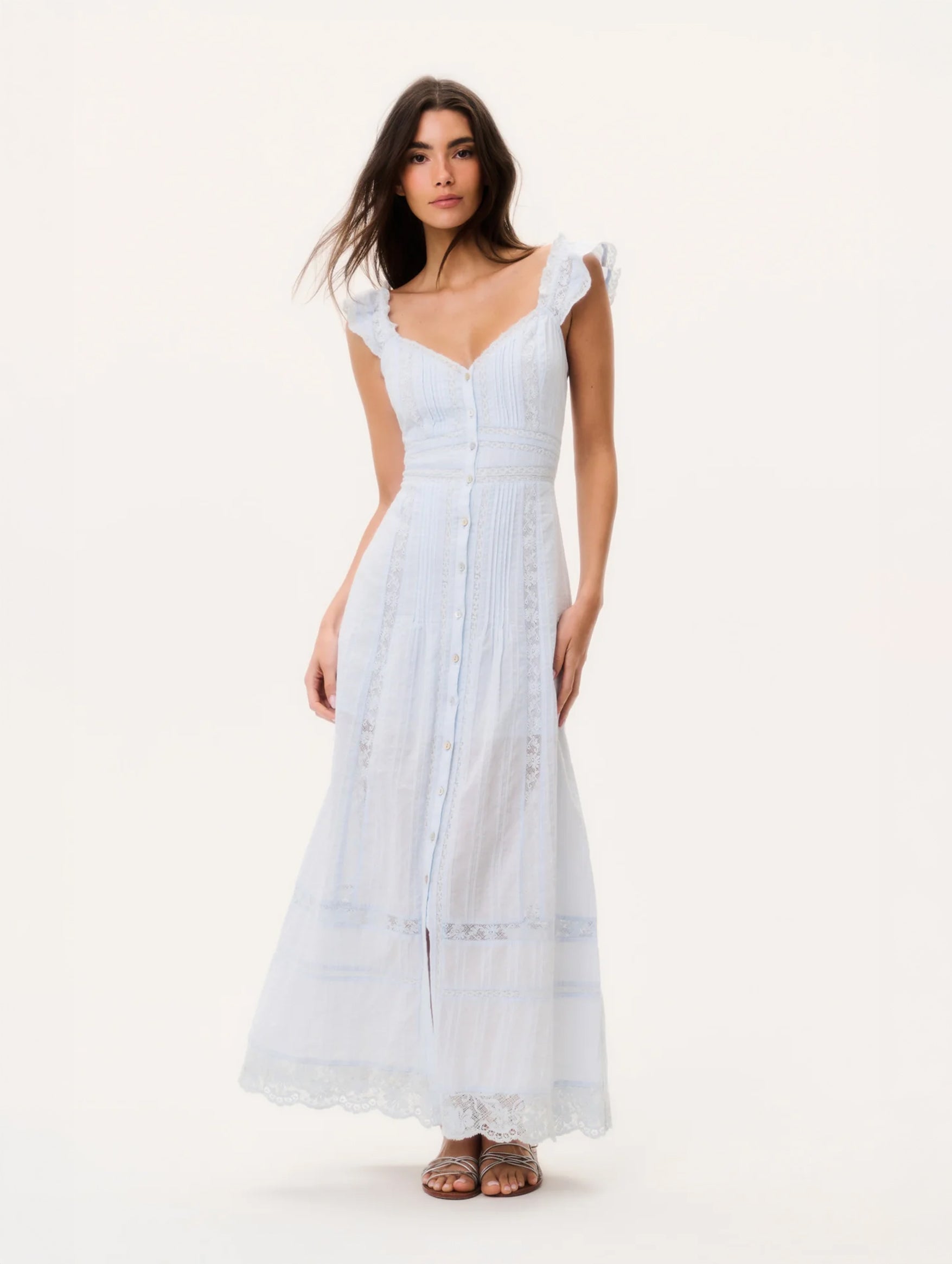 Kailette Dress in Blue Finch