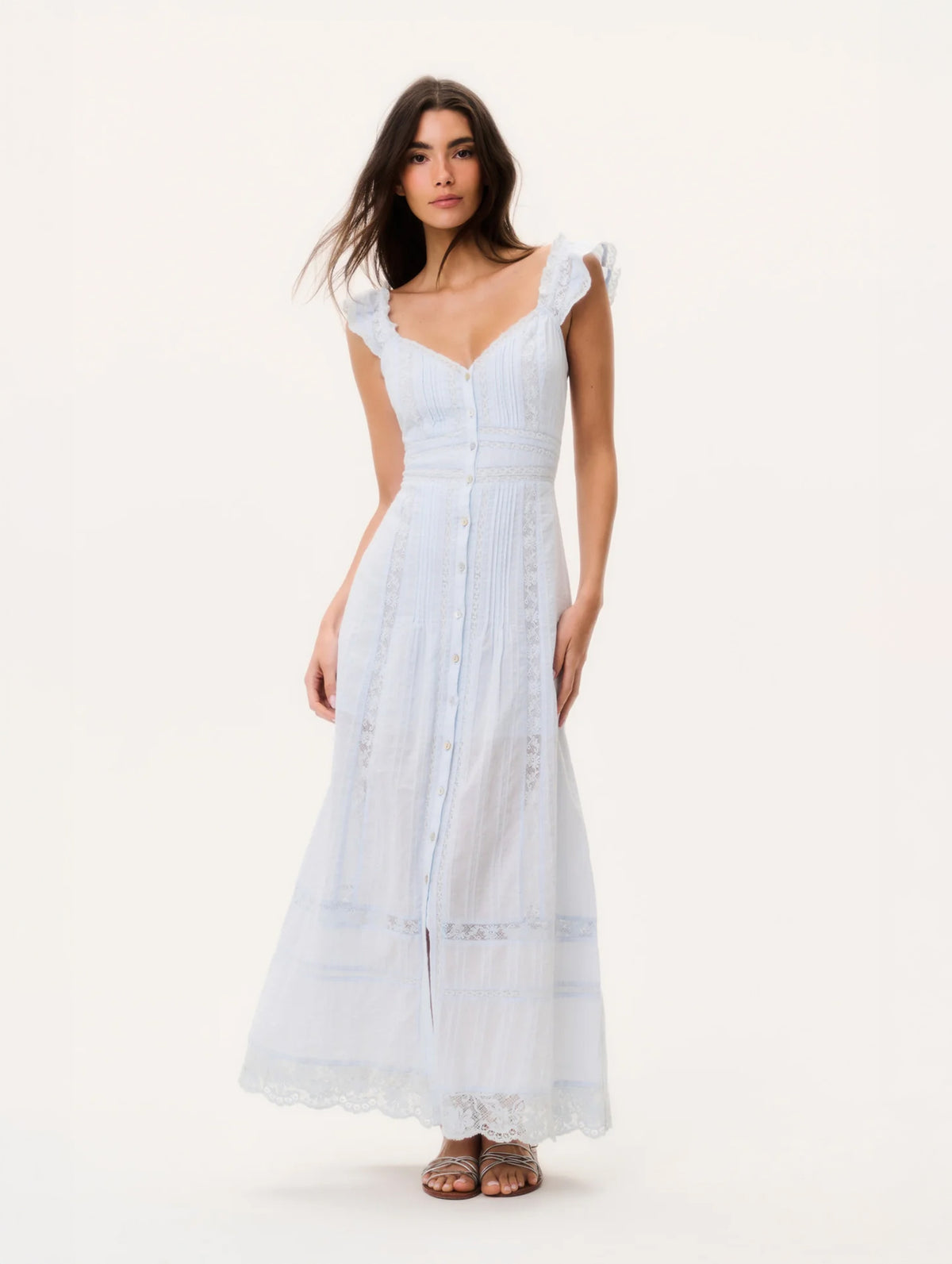 Kailette Dress in Blue Finch