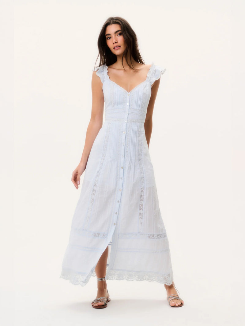 Kailette Dress in Blue Finch