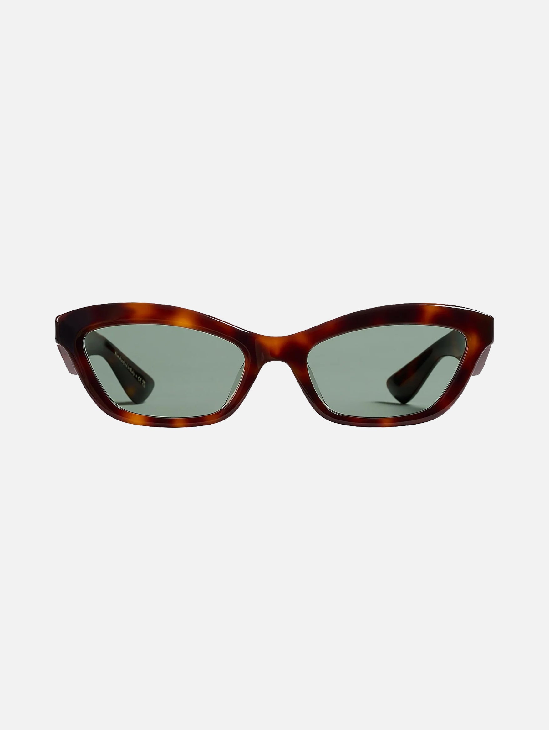 KHAITE x Oliver Peoples 1997C in Dark Mahogany and Green Wash