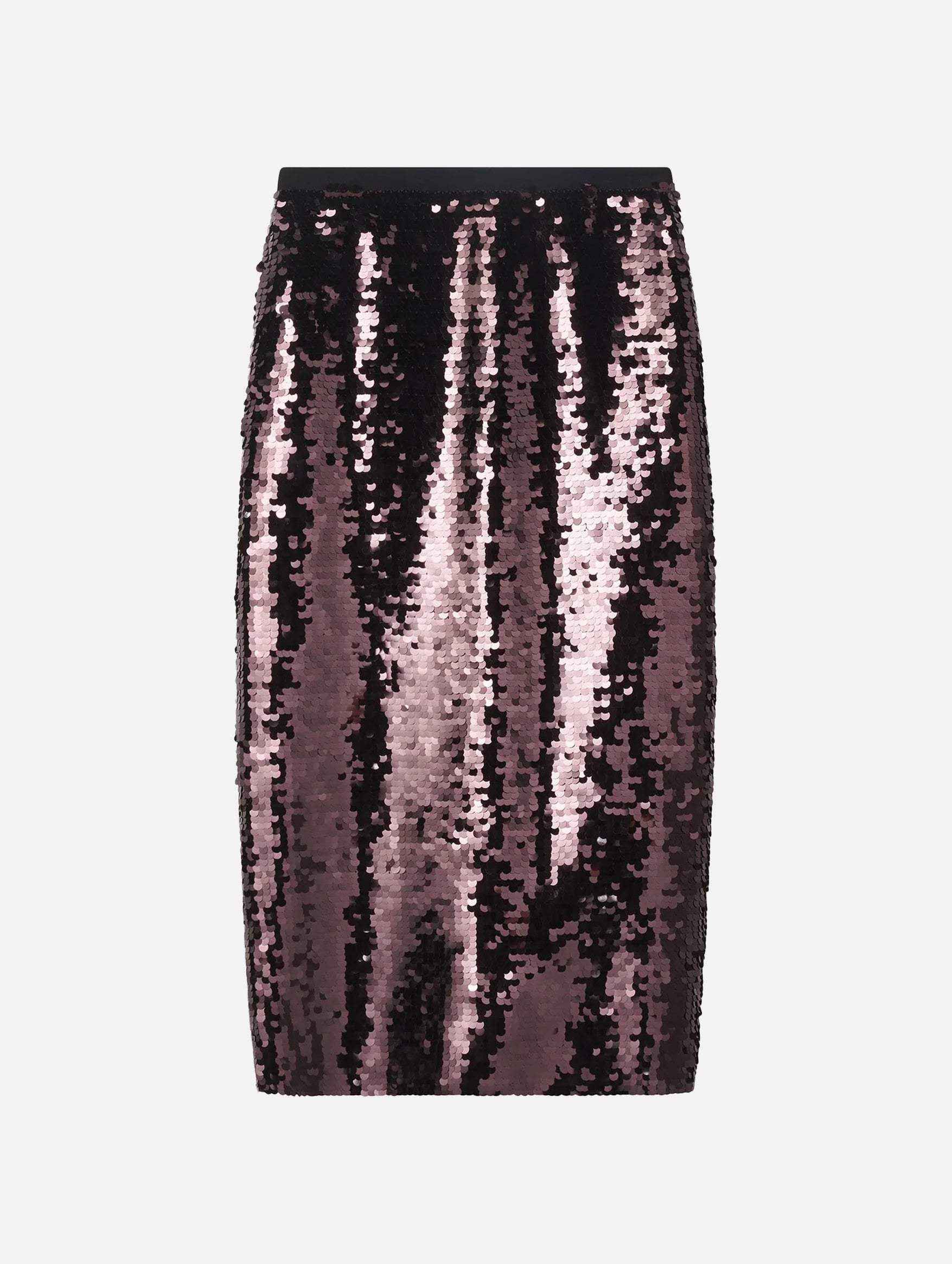 Kali Sequin Midi Skirt in Merlot