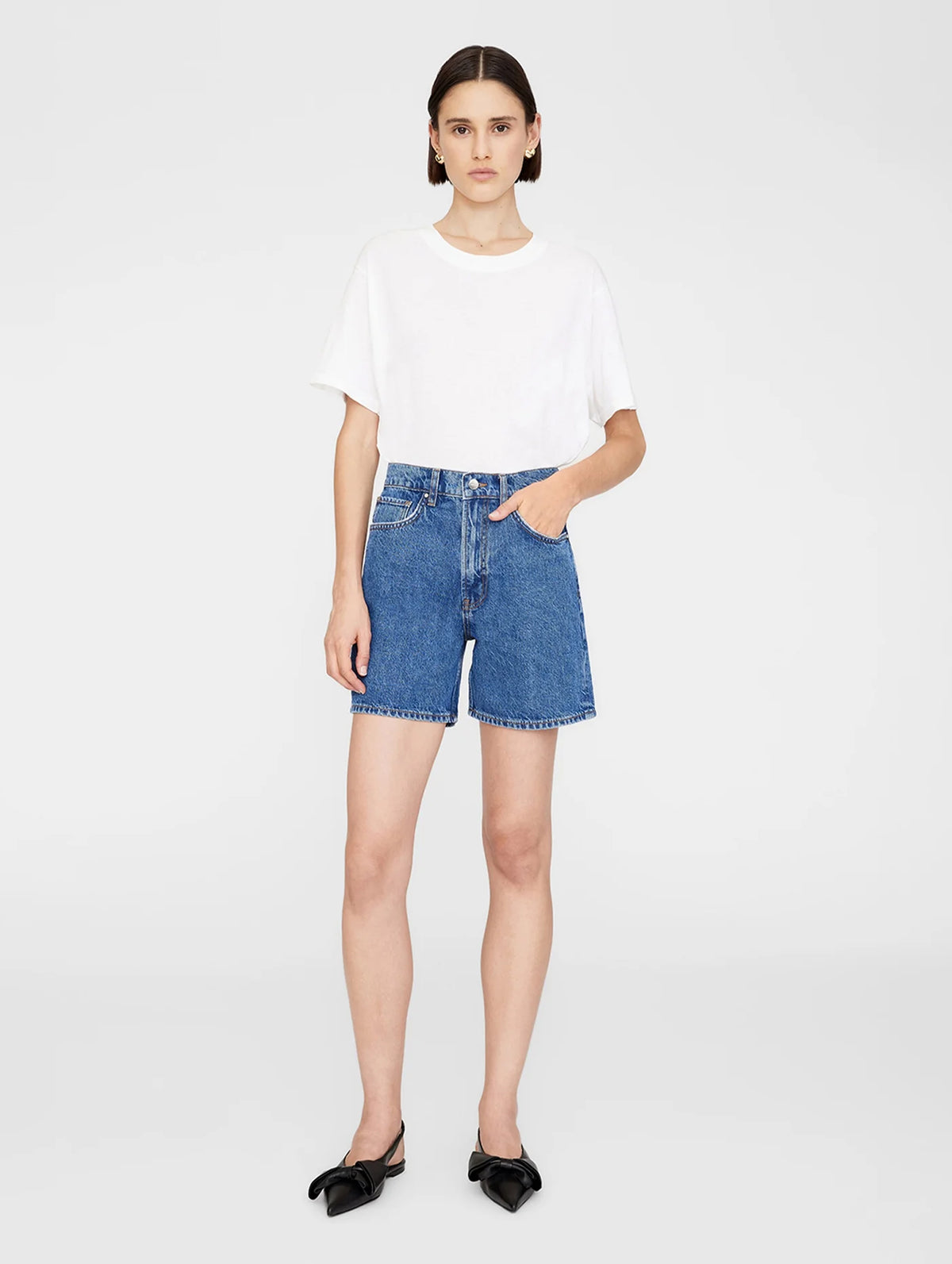 Kat Short in Medium Indigo