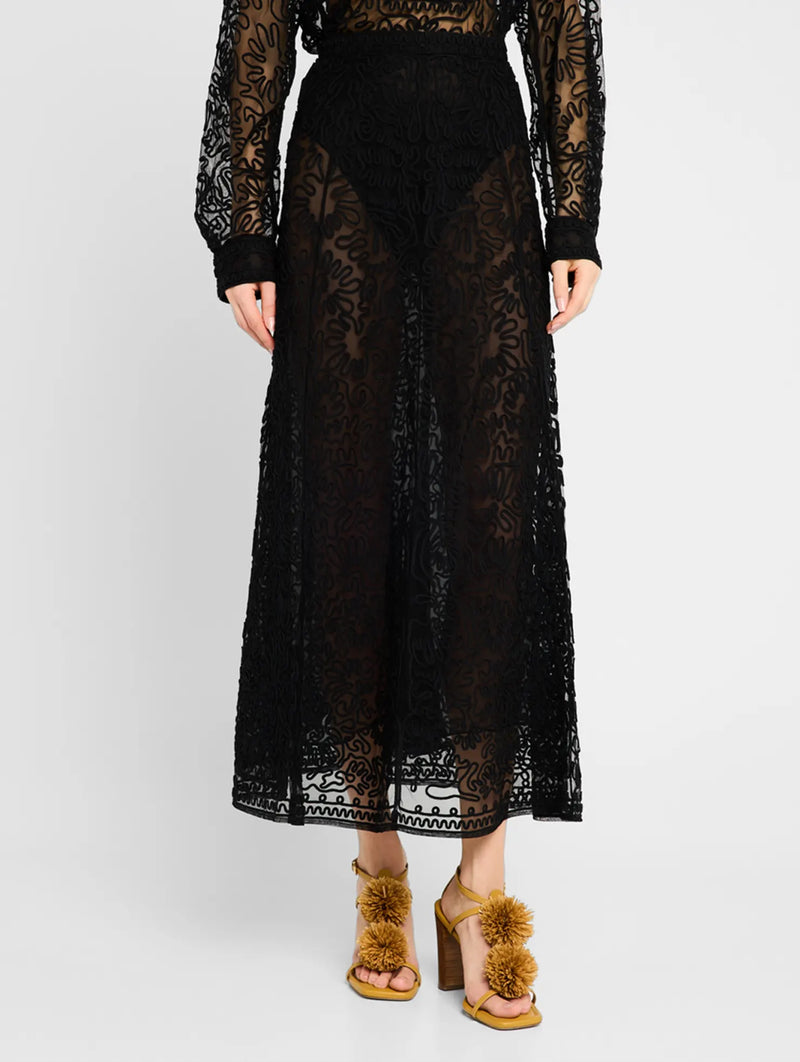 Katja Skirt in Noir