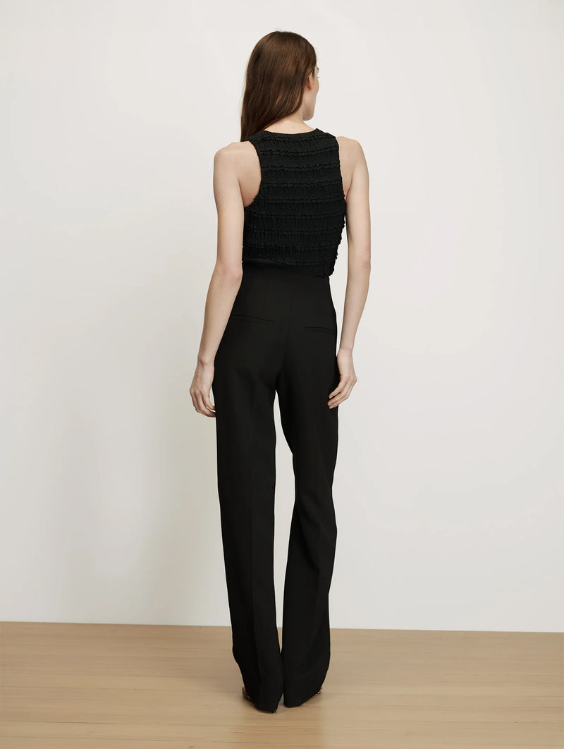 Kenneth Pleated Pant in Black