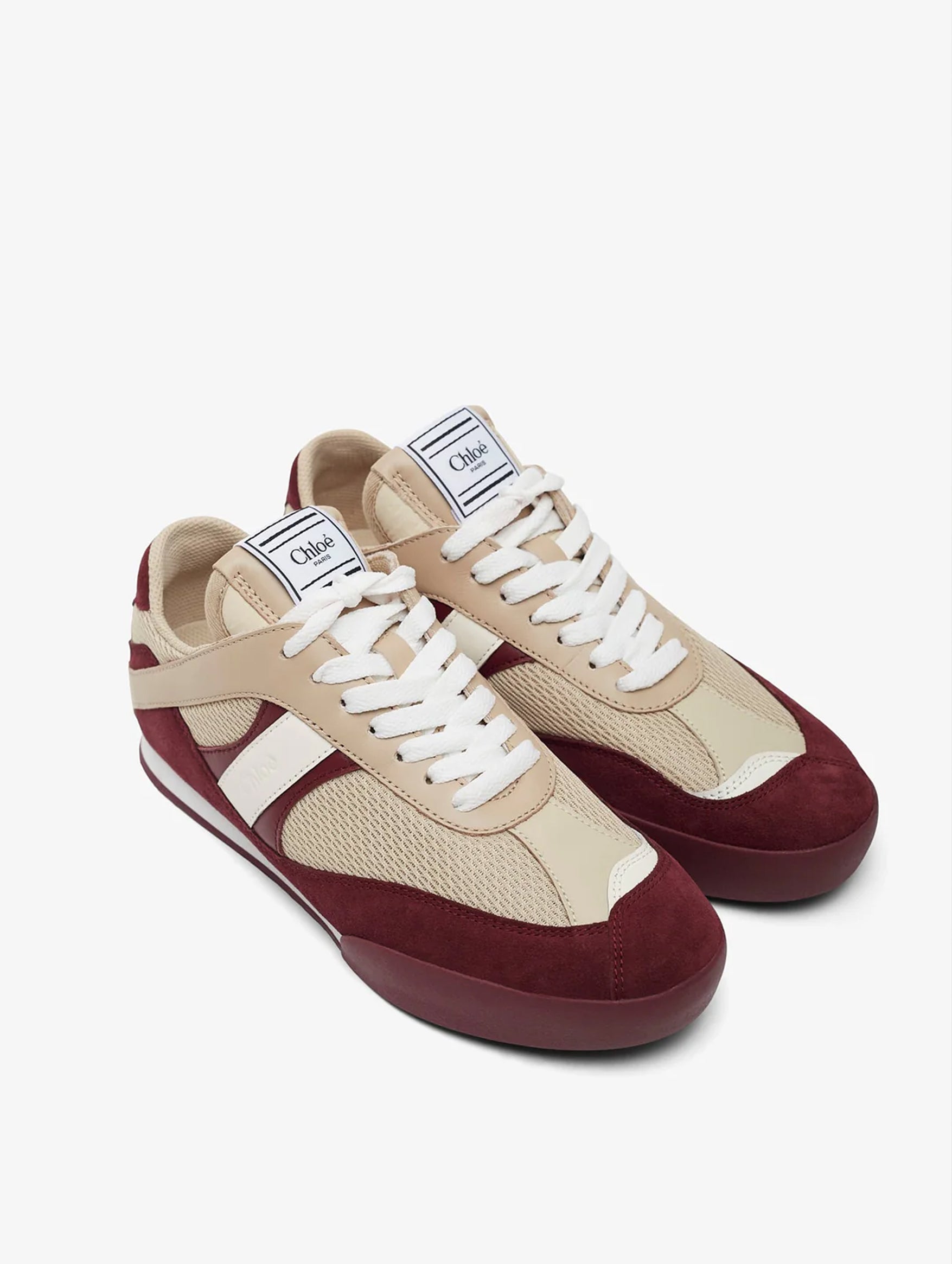Chloé Kick Sneakers in Beige
