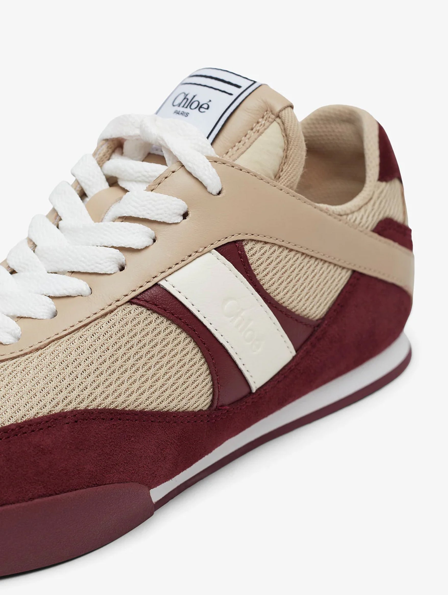 Chloé Kick Sneakers in Beige