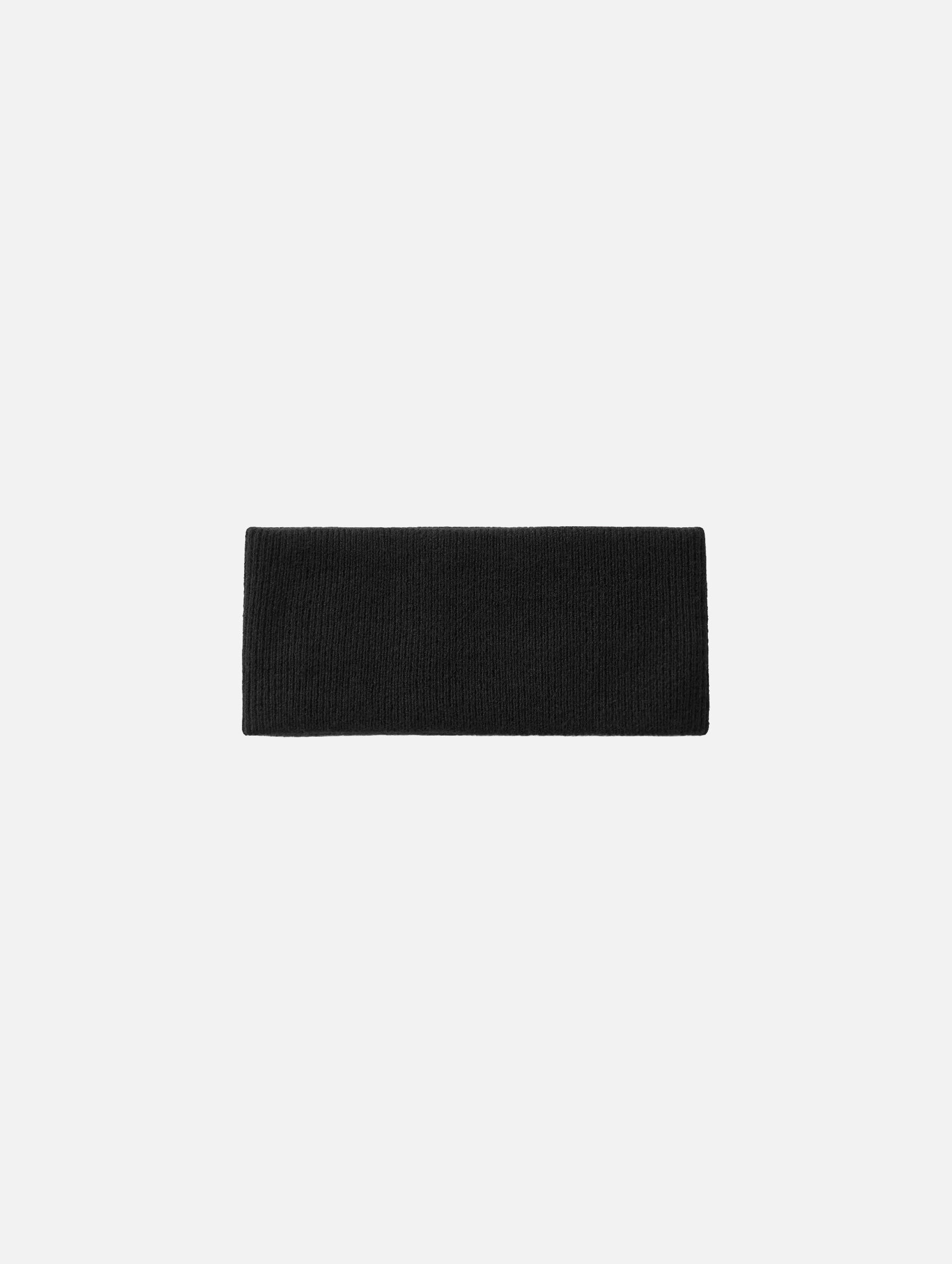 Knitted Headband in Black