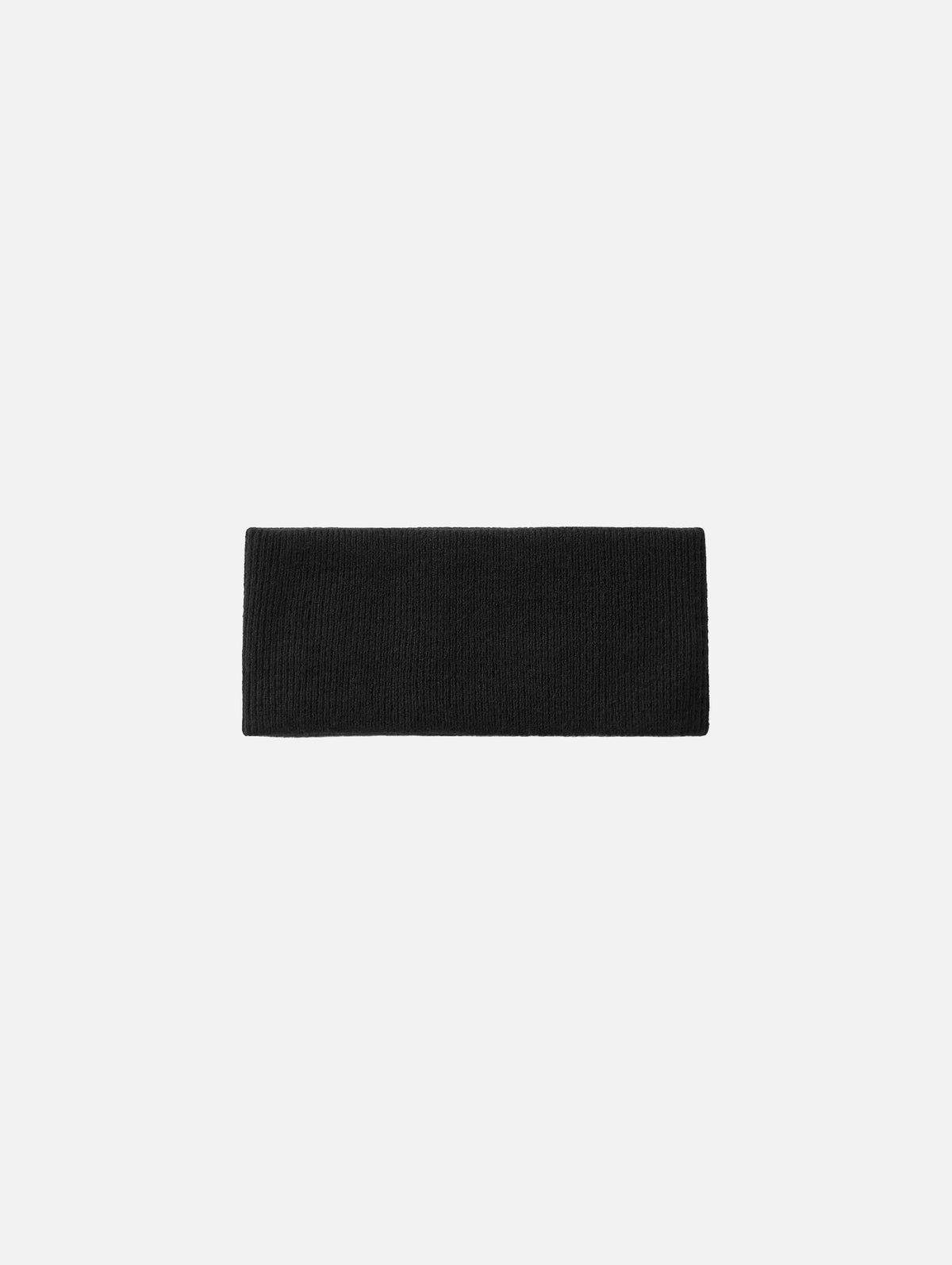 Knitted Headband in Black