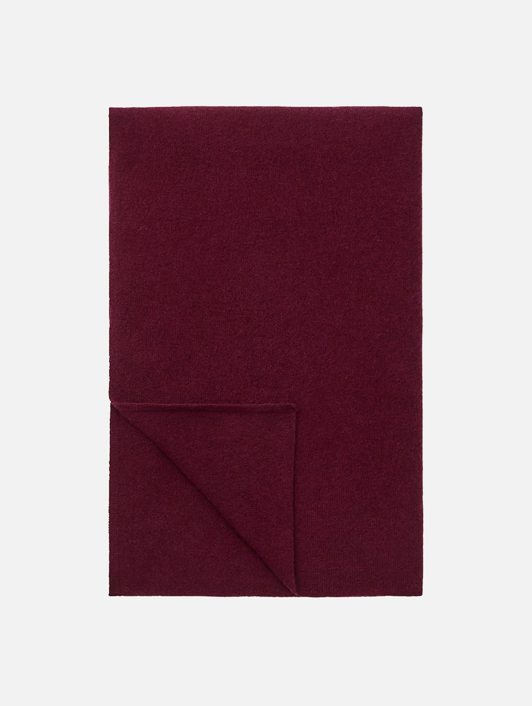 Knitted Scarf in Bordeaux