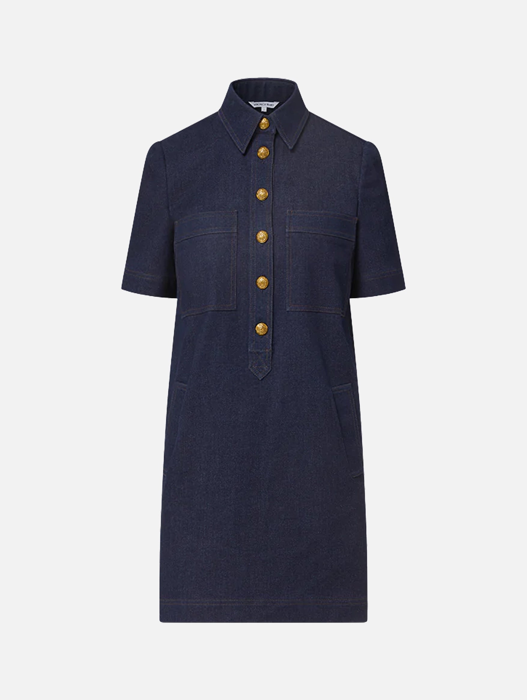 Koulis Denim Dress in Midnight