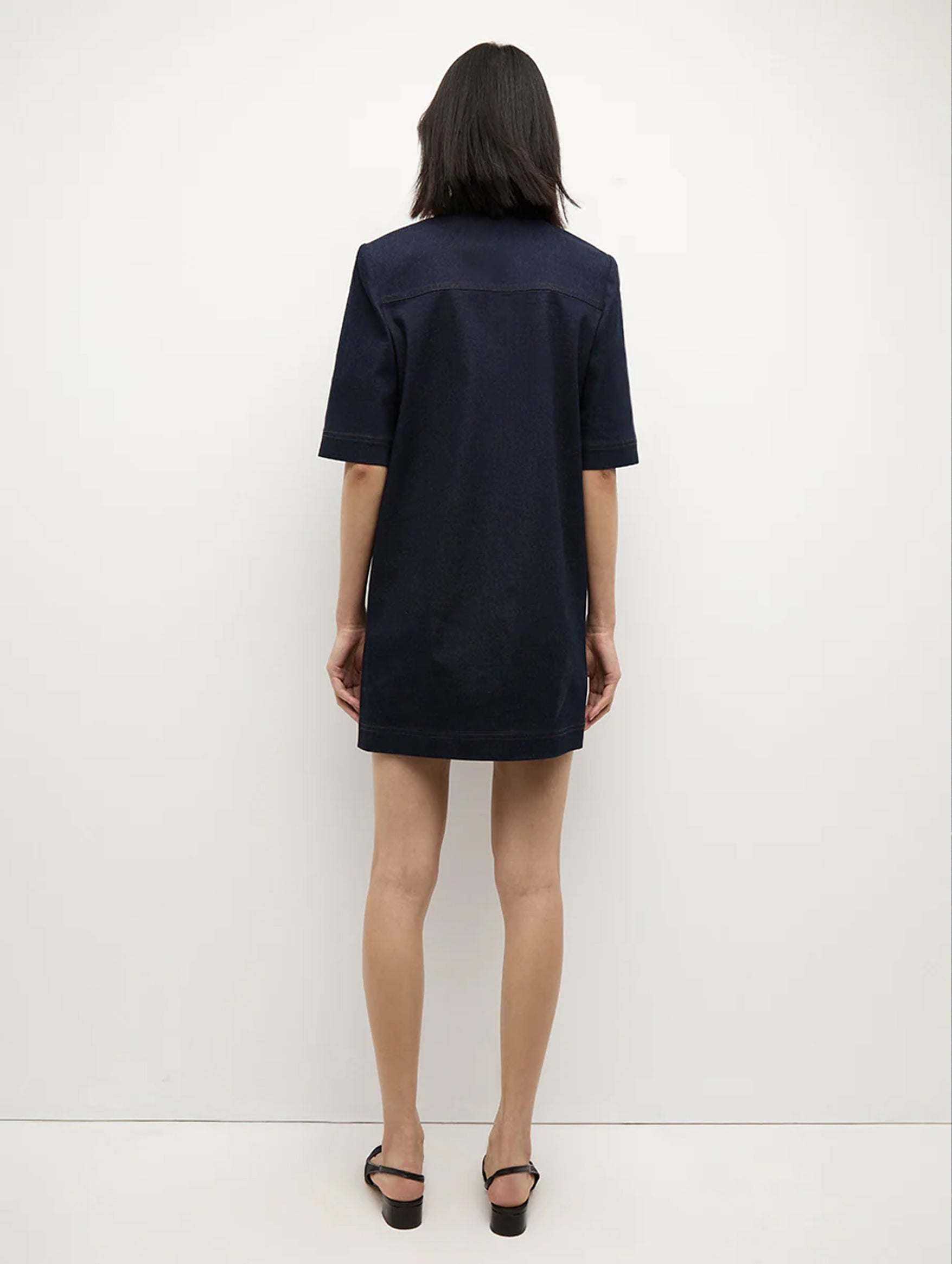 Koulis Denim Dress in Midnight