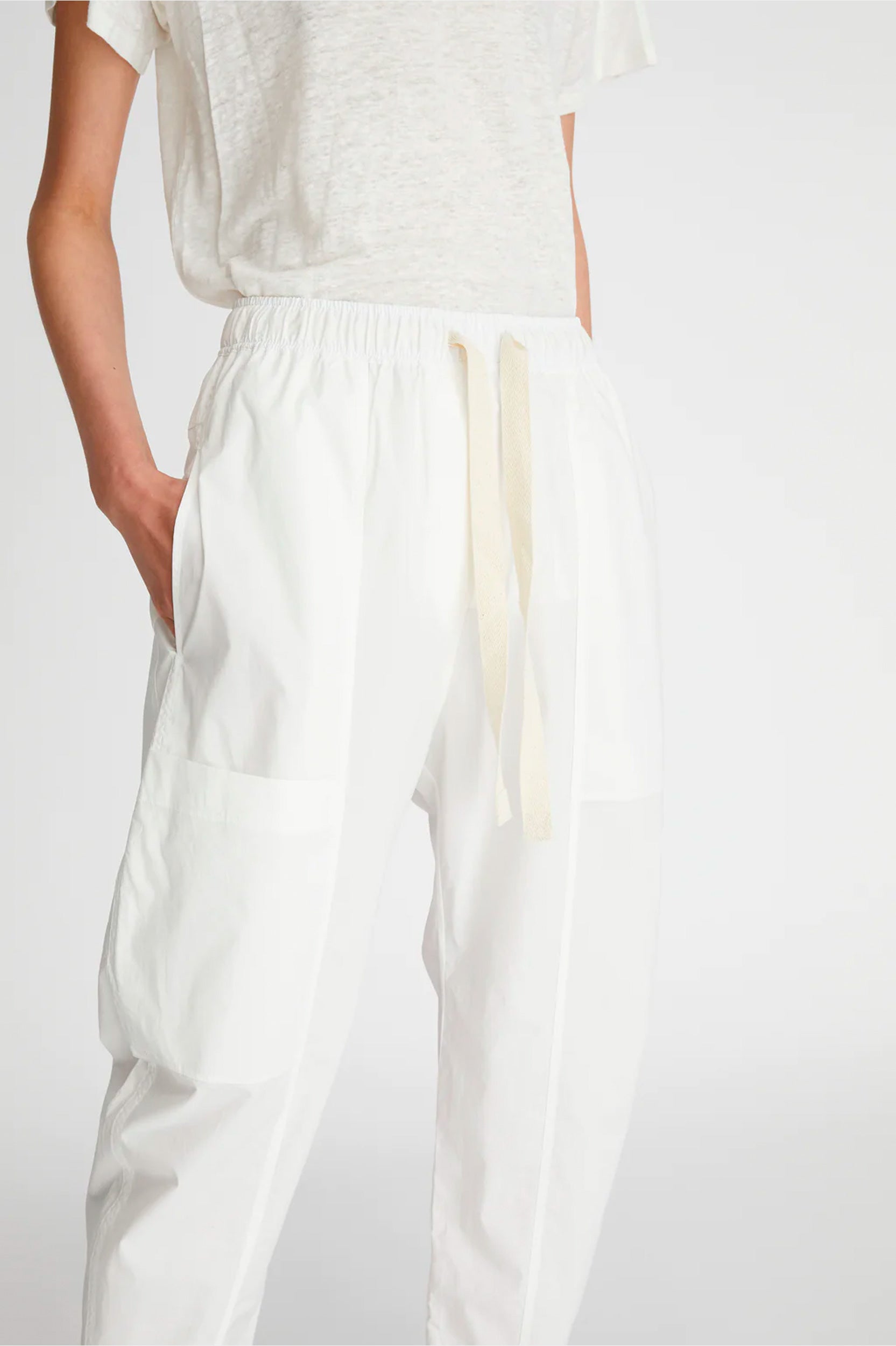 LM Poplin Pant in Natural