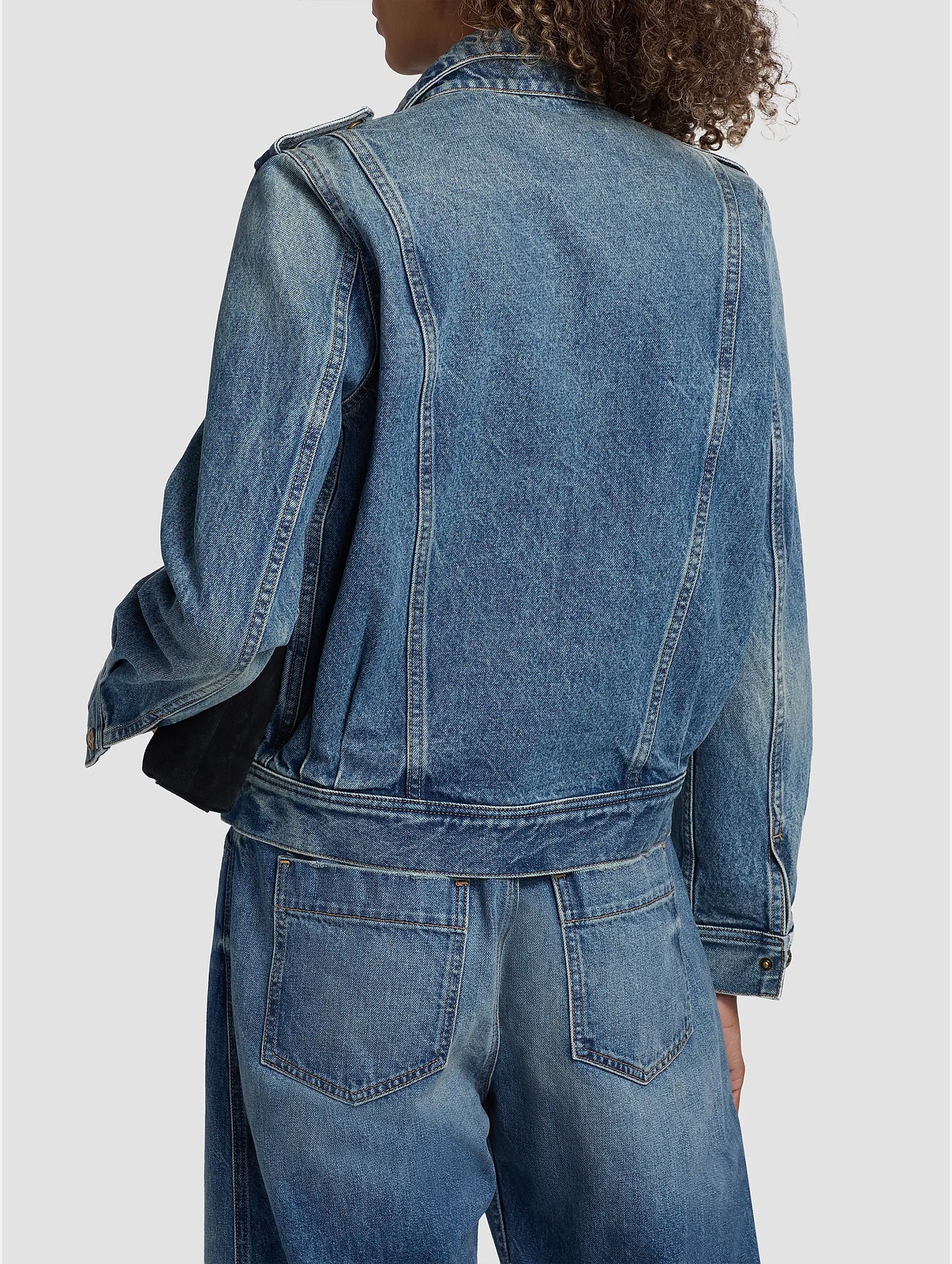 Lorraine Denim Jacket in Rosebowl Wash