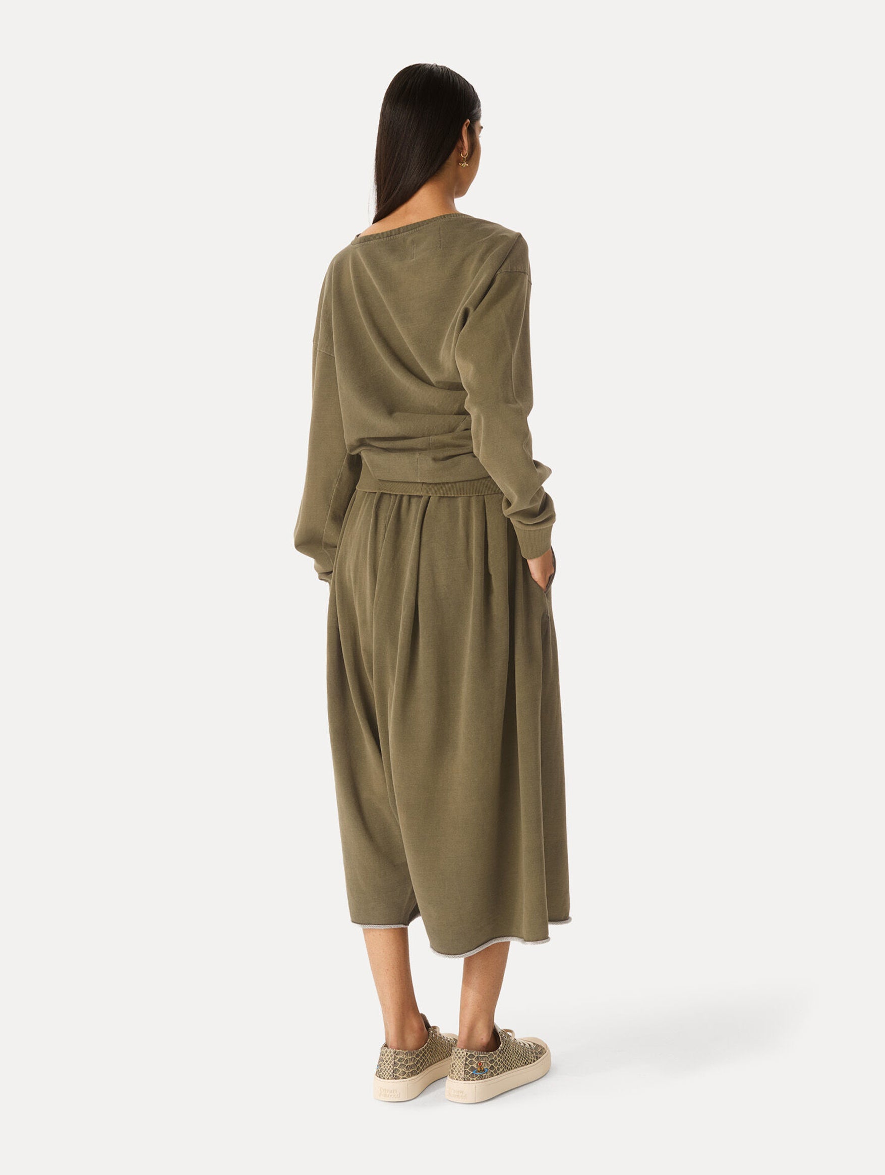 Long Sleeve Hebo Sweatshirt in Green