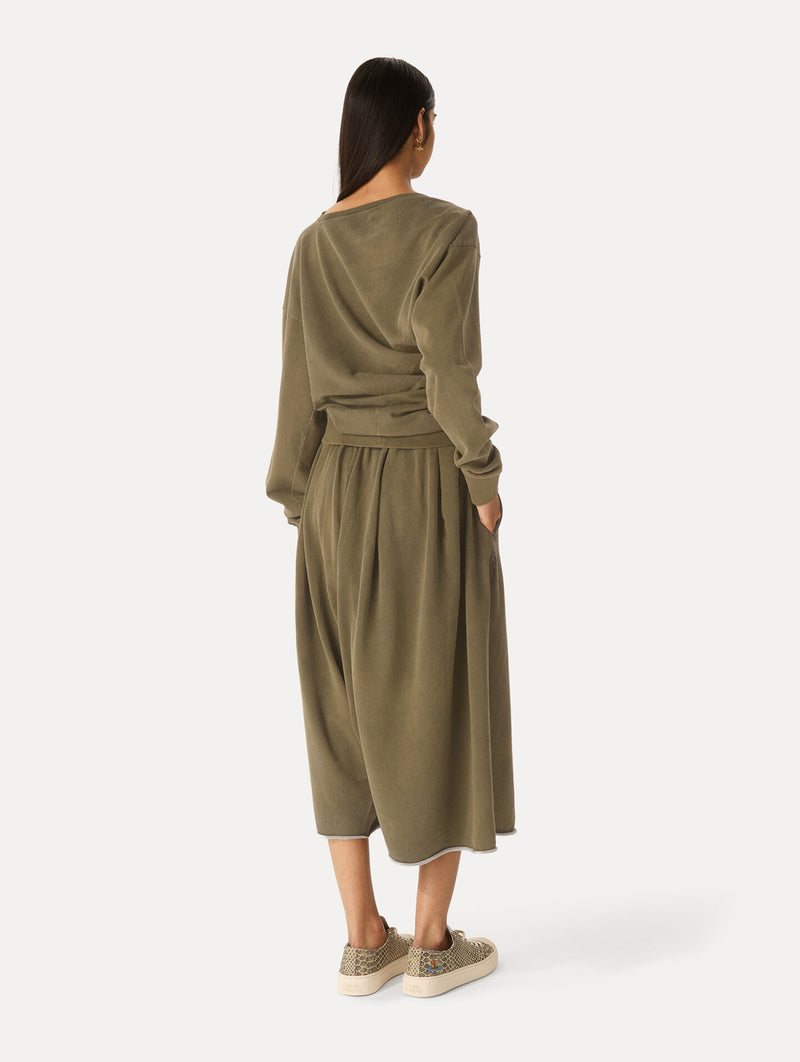Long Sleeve Hebo Sweatshirt in Green