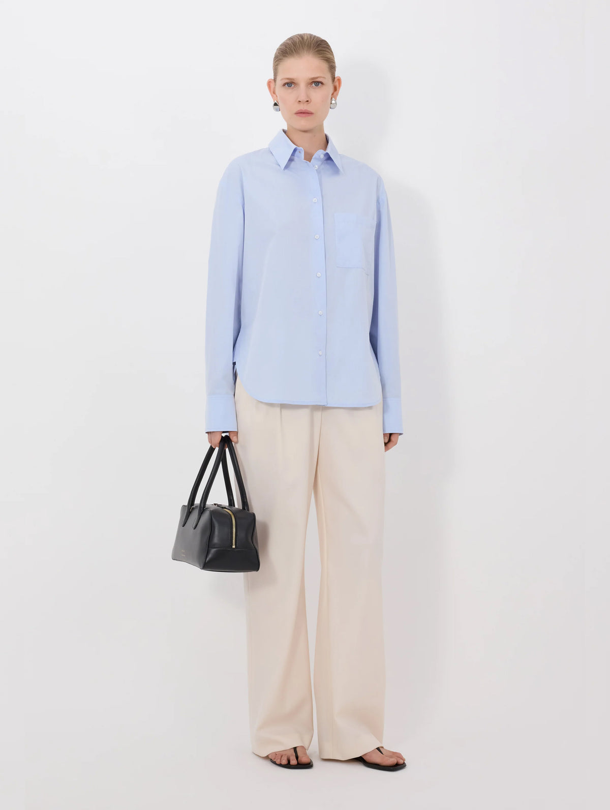 Lee Shirt With Embroidery in Storm