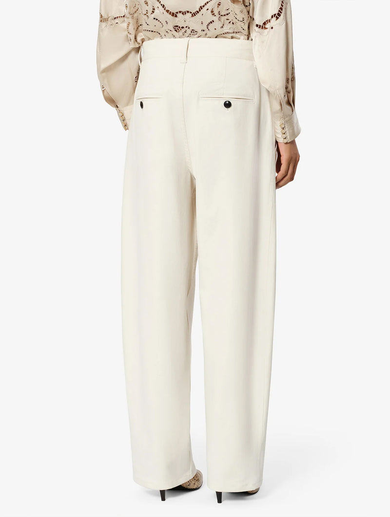 Lenadia Pants in Ecru