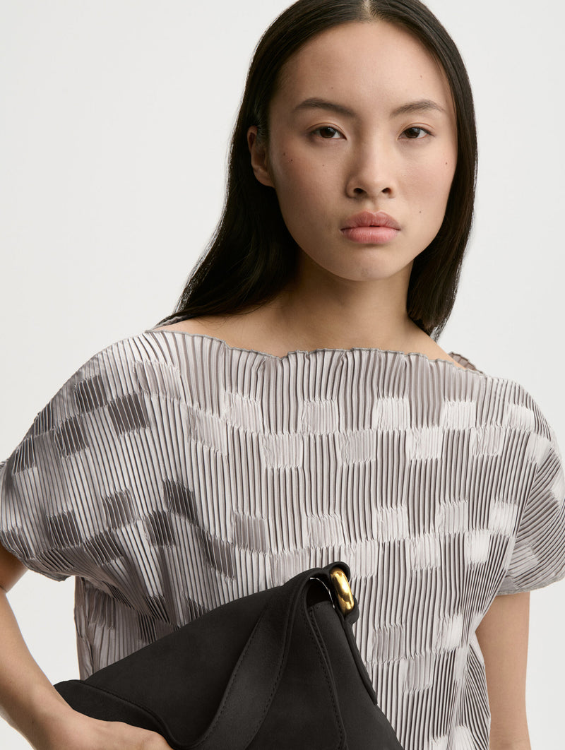 Lianna Top in Paloma Grey