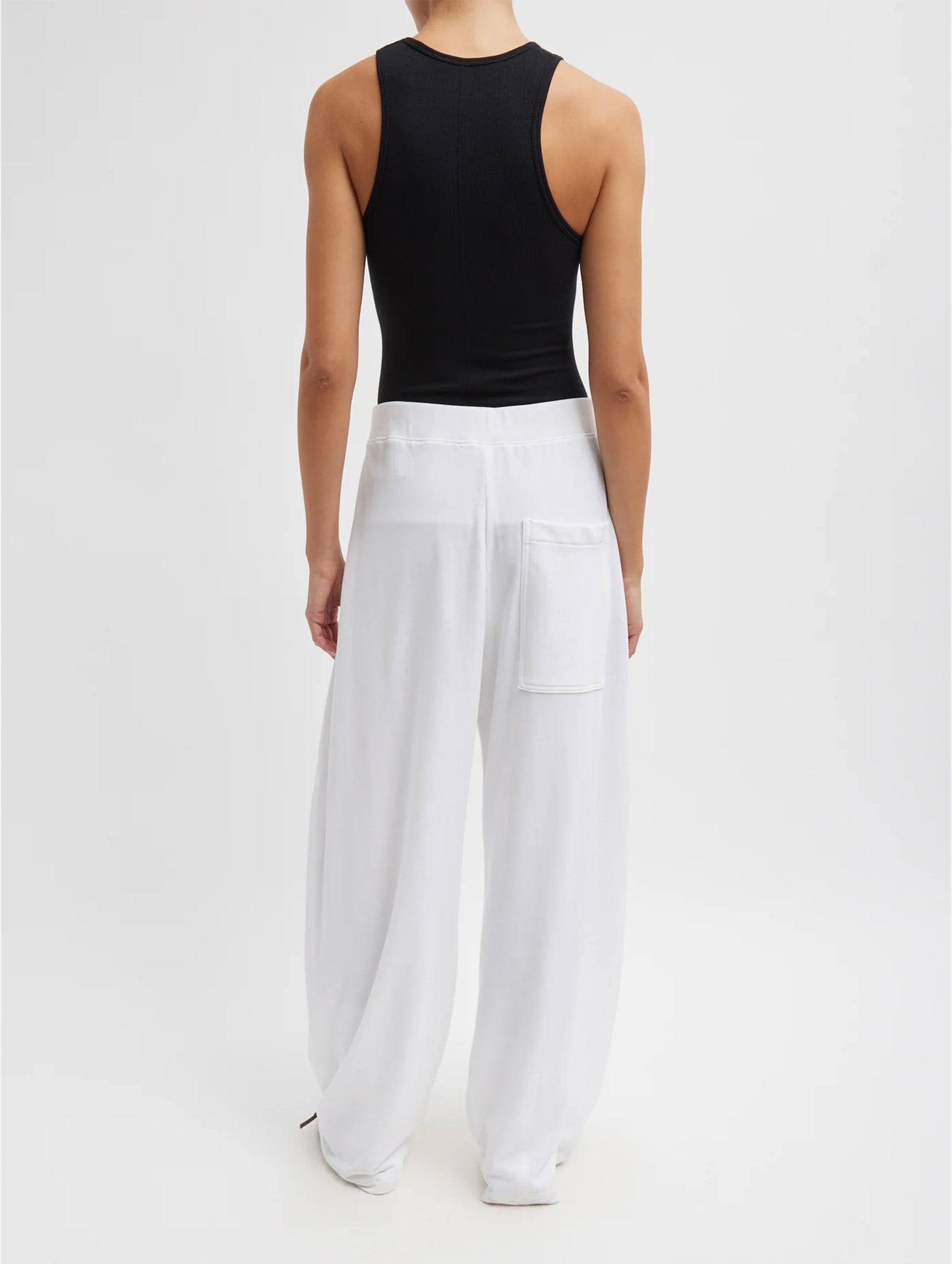 Light Weight Sweatshirting Winslow Pant Short  in White