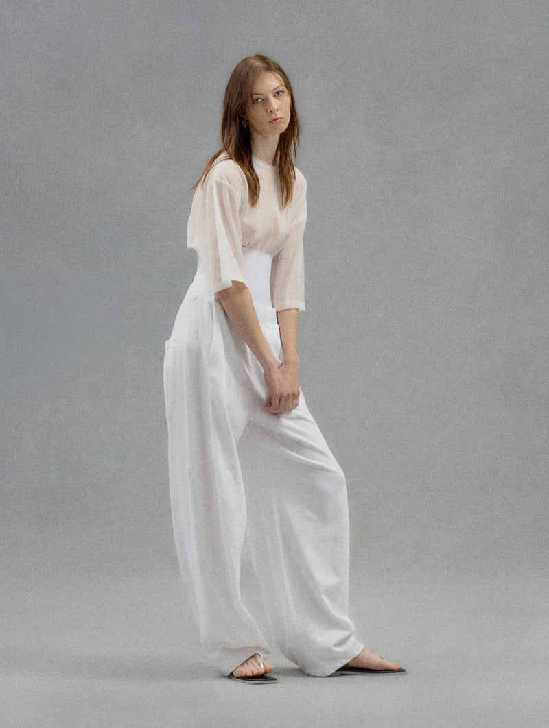 Light Weight Sweatshirting Winslow Pant Regular in White