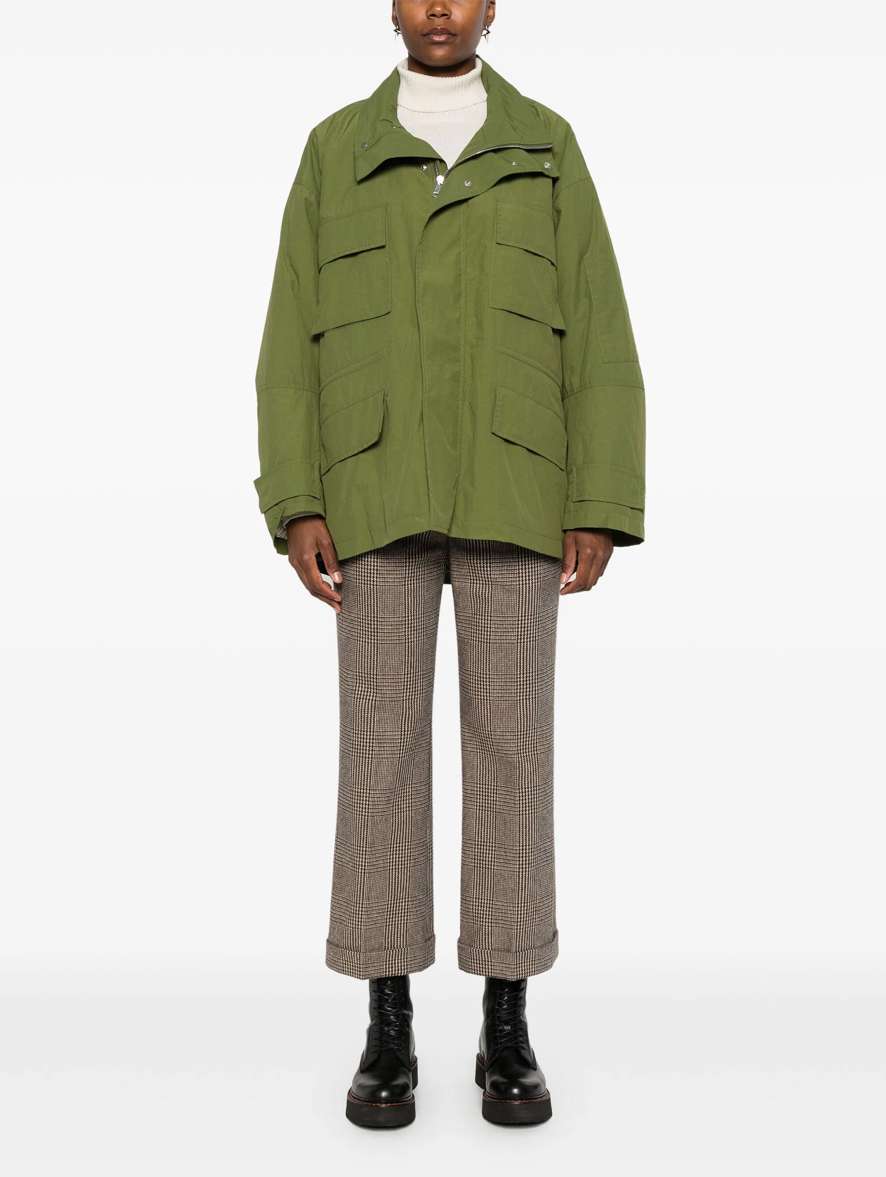 Lightweight Cargo Jacket in Guacamole