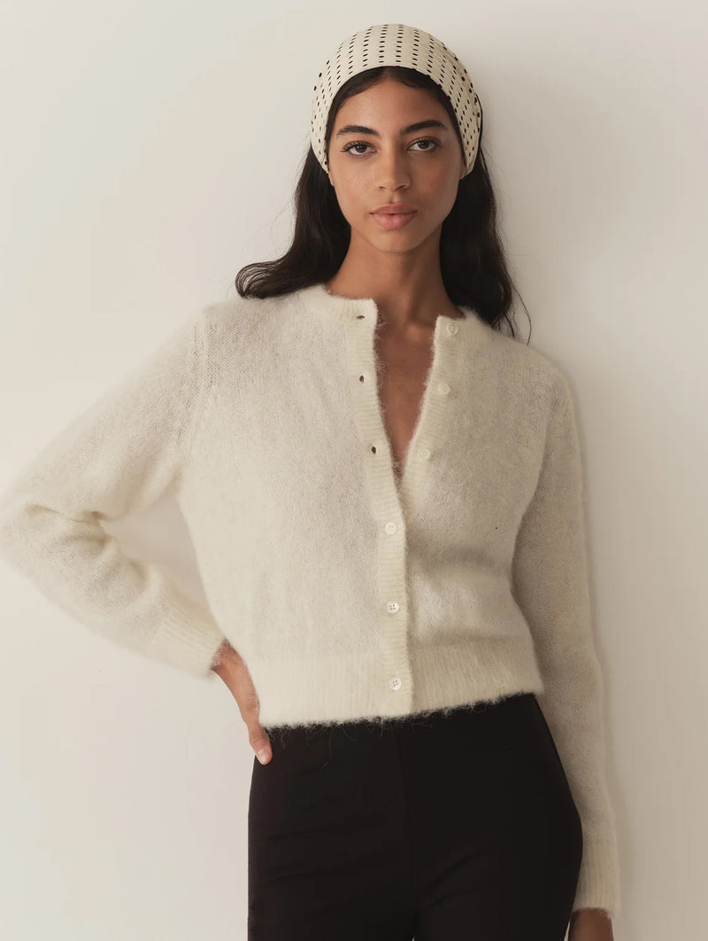 Lillette Cardigan in Sea Salt