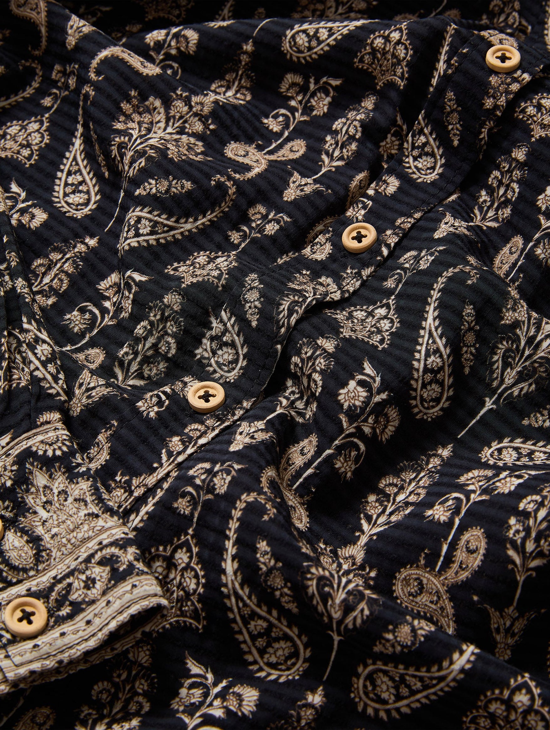 Lloyd Buttondown in Black Multi