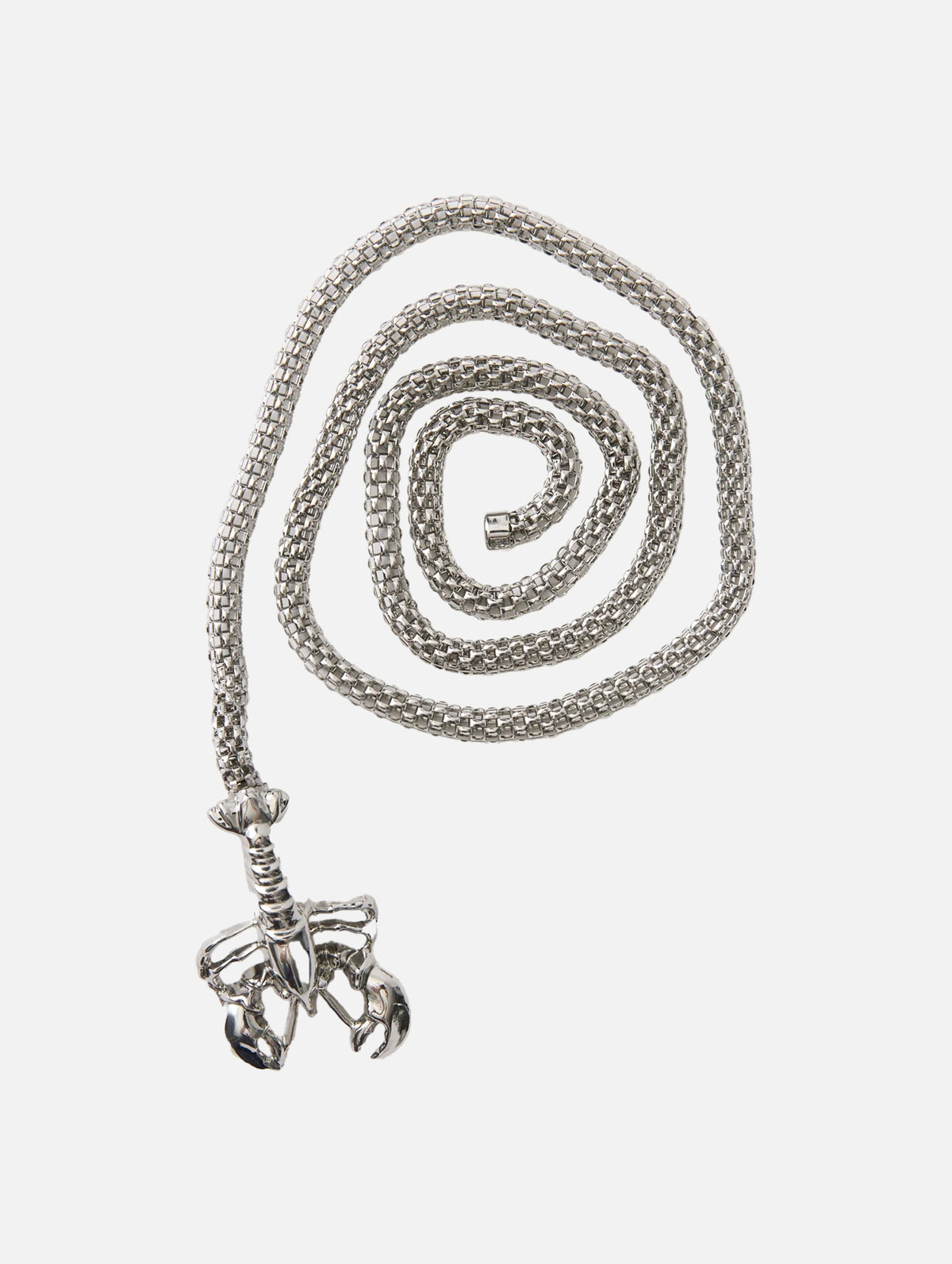 Lobster Belt Short in Silver