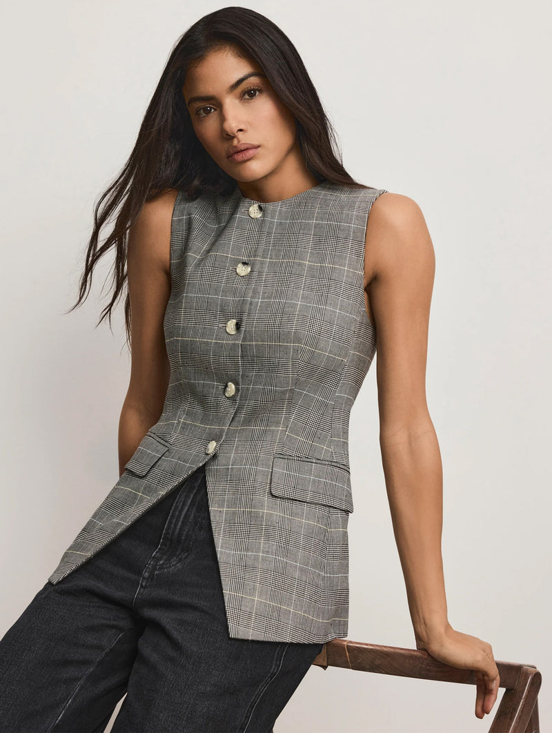 Lois Vest in Black Multi