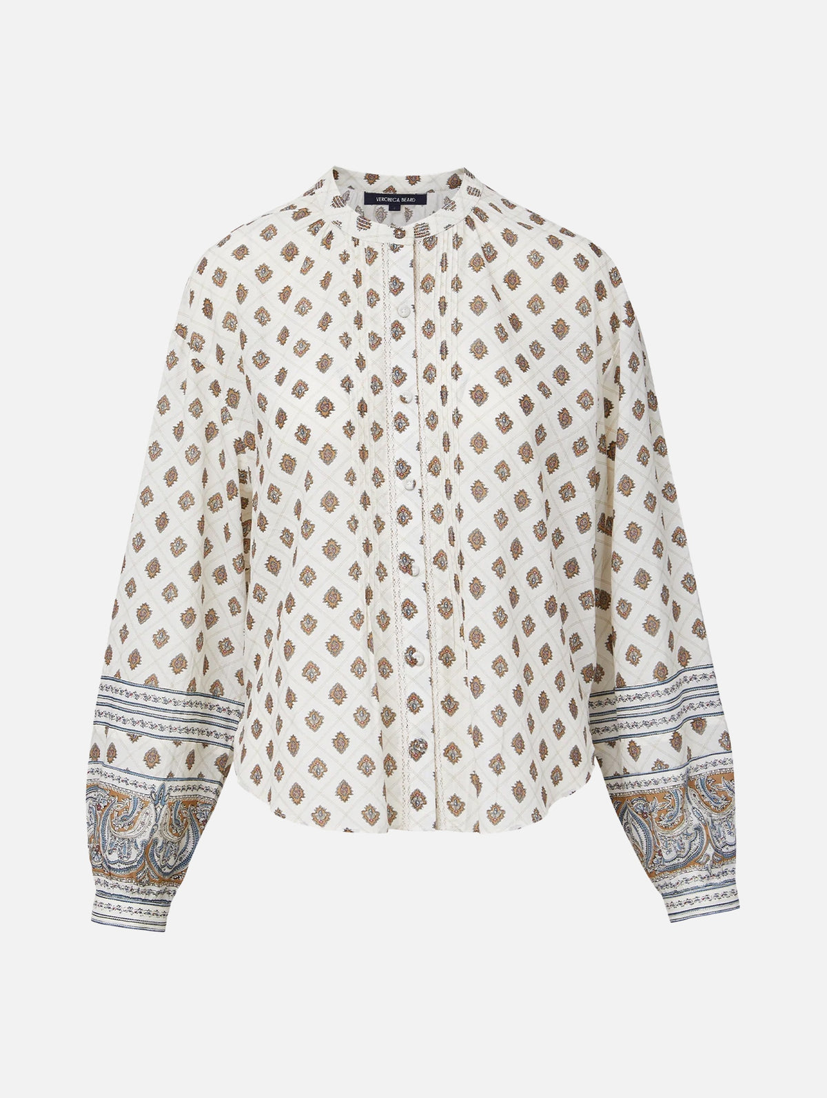 Lollie Blouse in Dove Paisley
