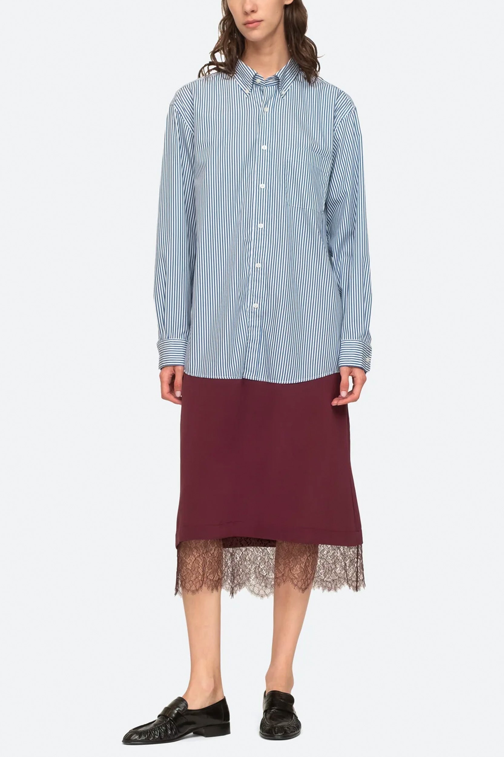 Lorraine Combo Shirt Dress