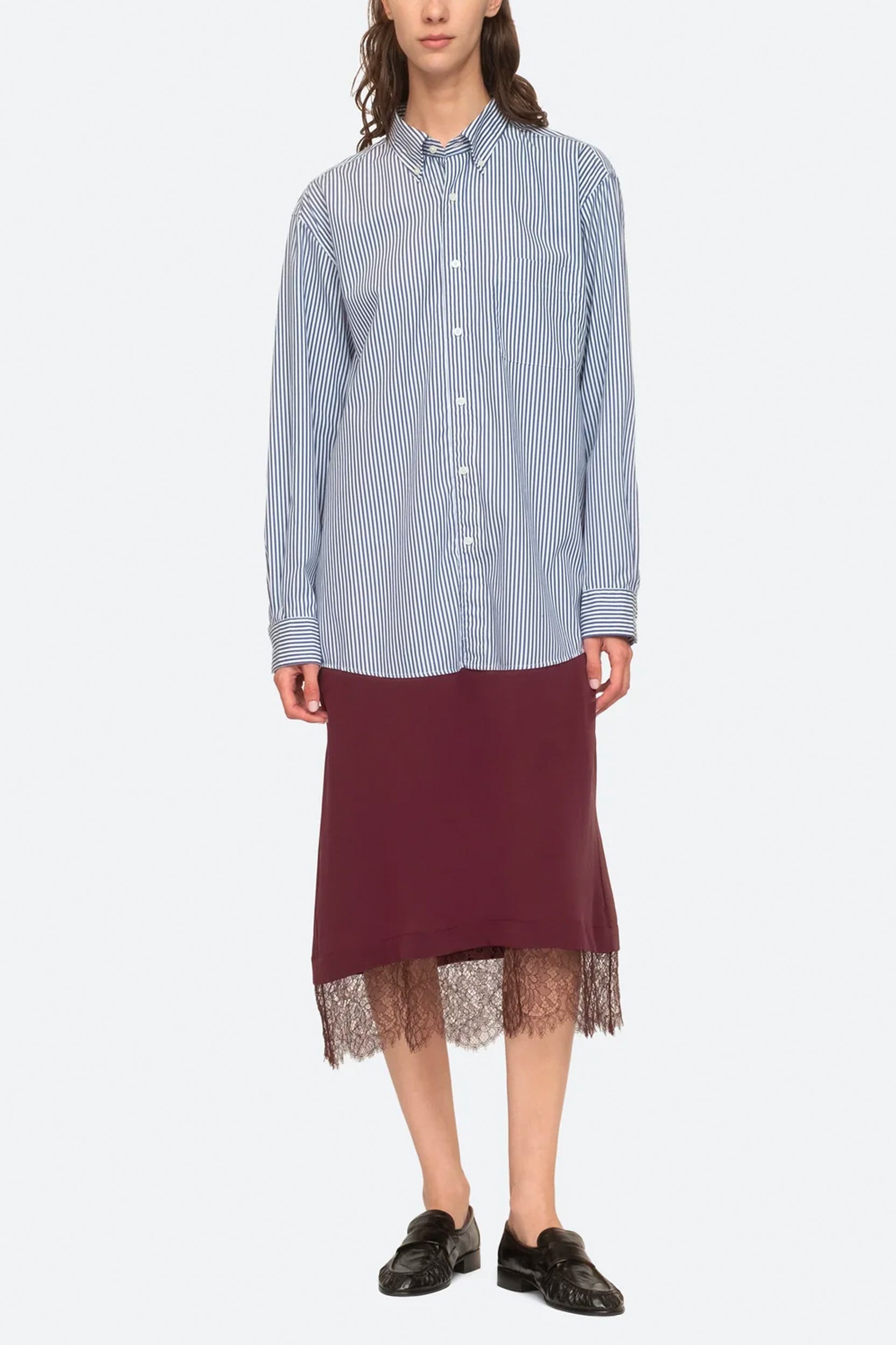 Lorraine Combo Shirt Dress