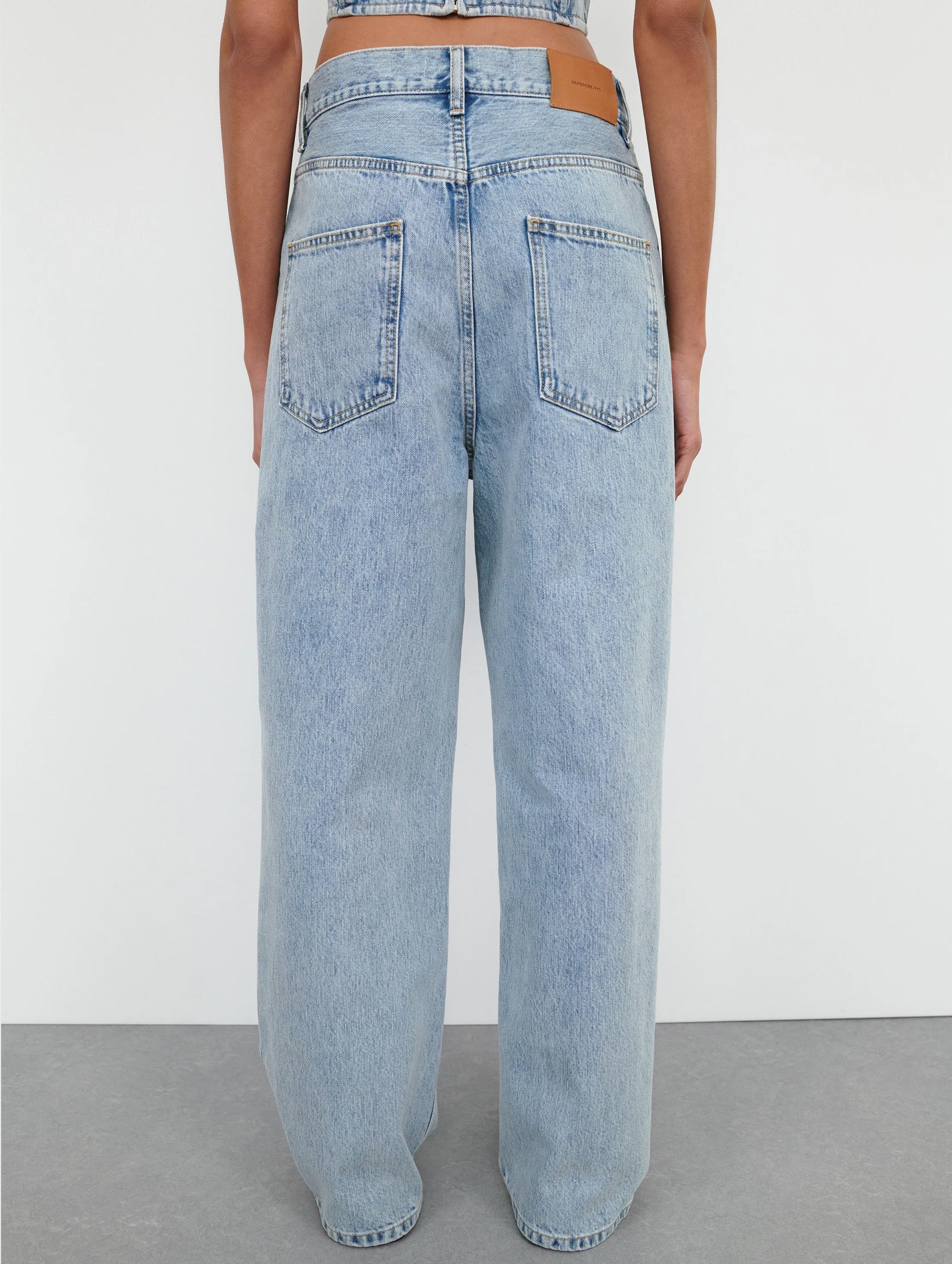 Low Rise Jean in Blue Denim