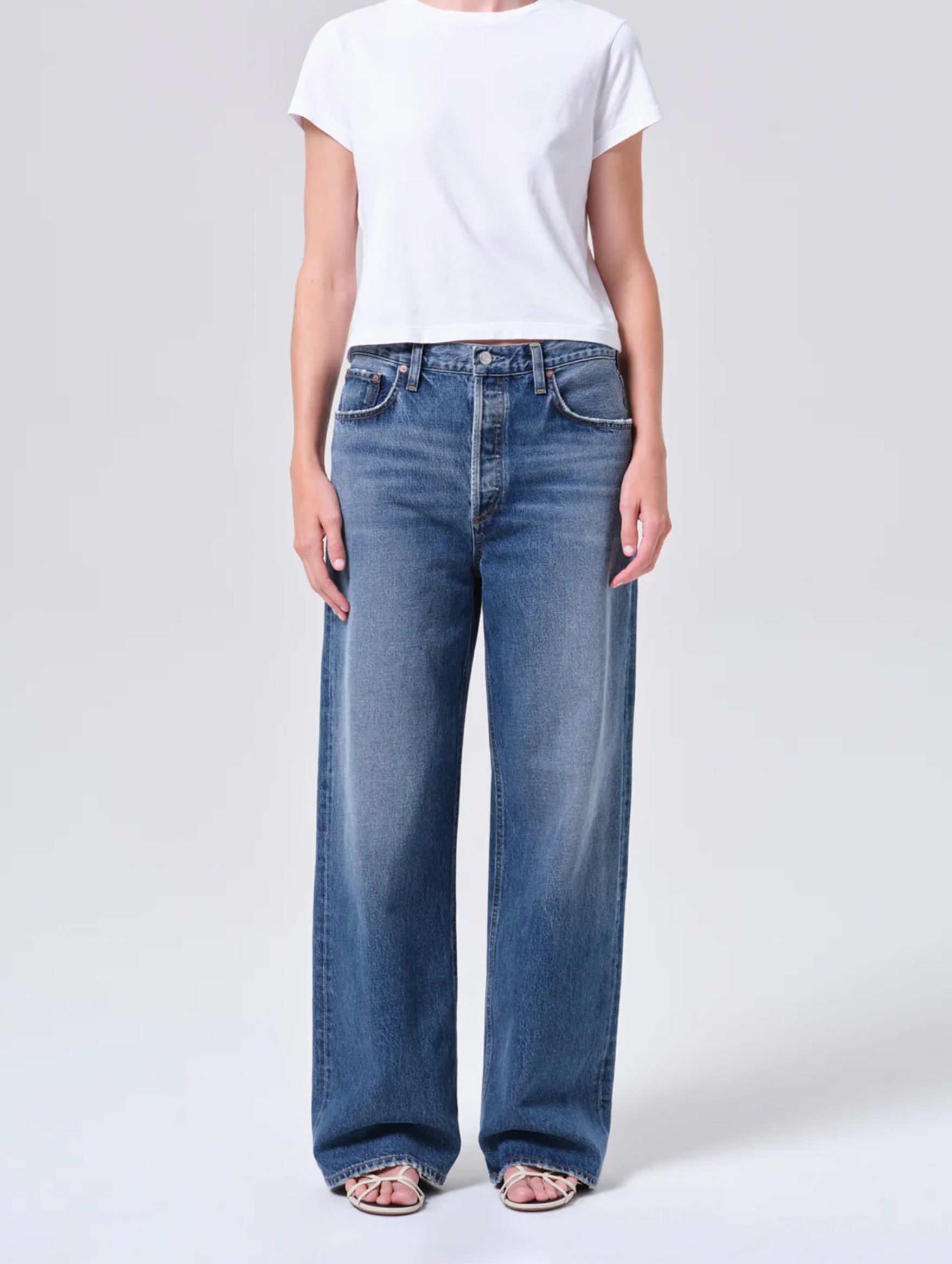 Low Slung Baggy Jean in Selection