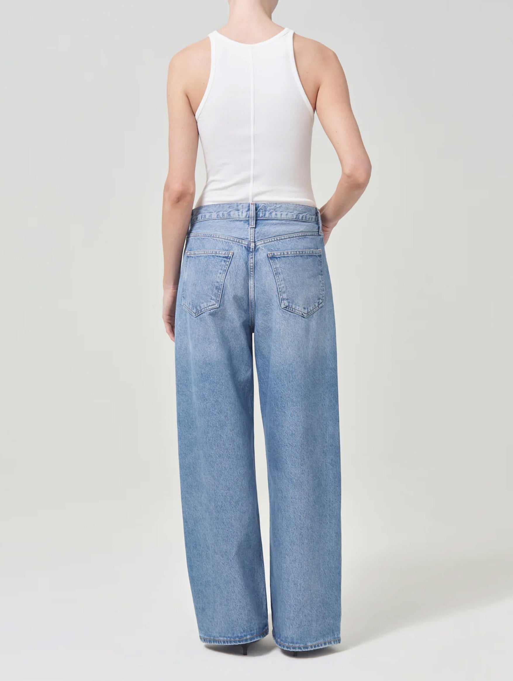 Low Slung Baggy Jean in Libertine