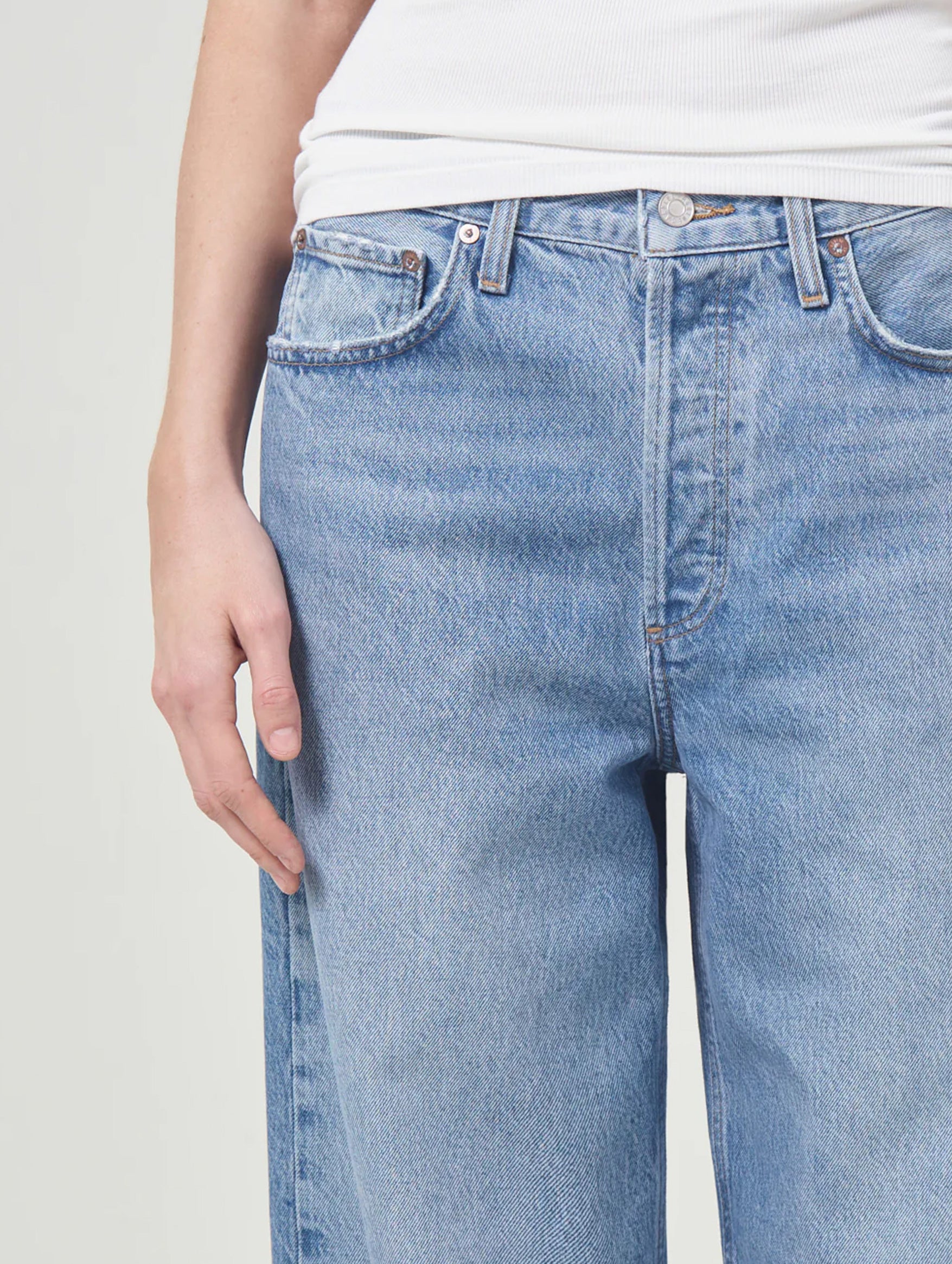 Low Slung Baggy Jean in Libertine