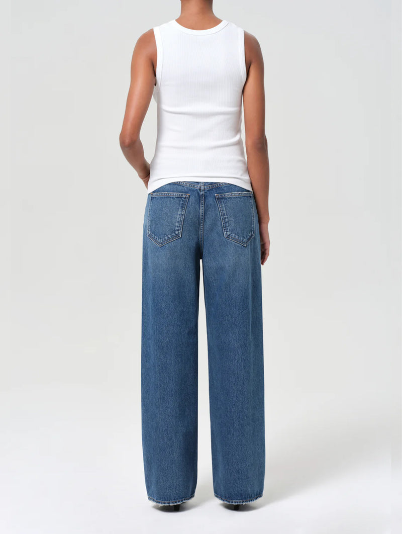 Low Slung Baggy Jean in Essence