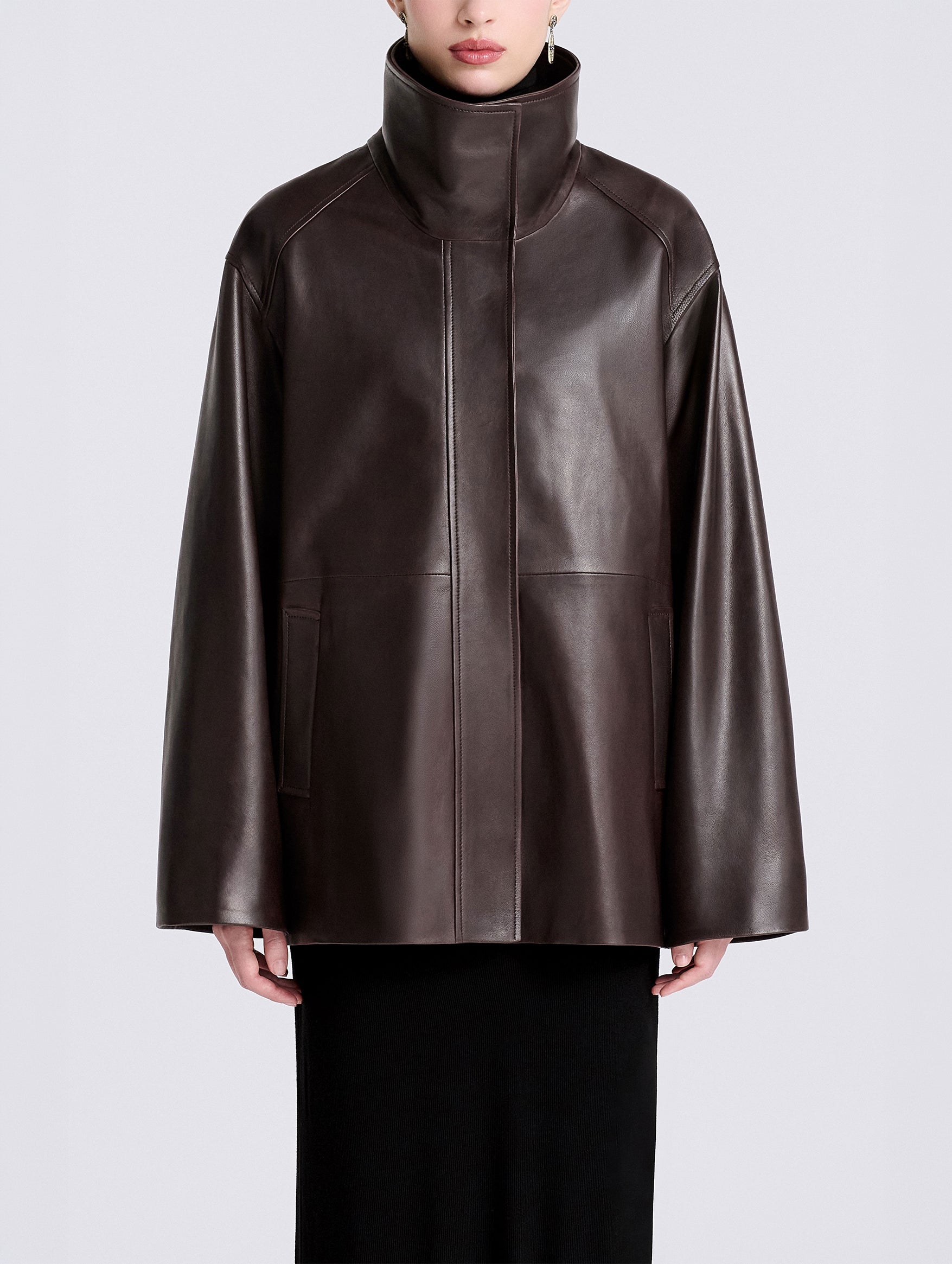 Lowen Jacket in Dark Brown