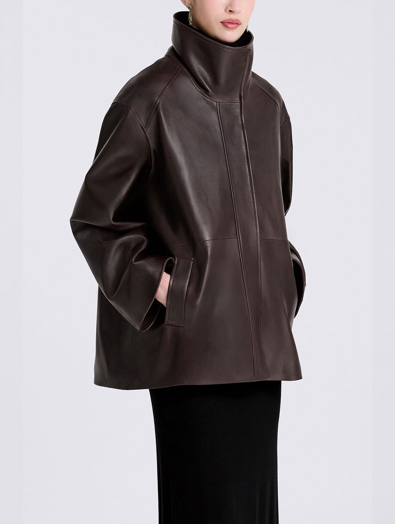 Lowen Jacket in Dark Brown